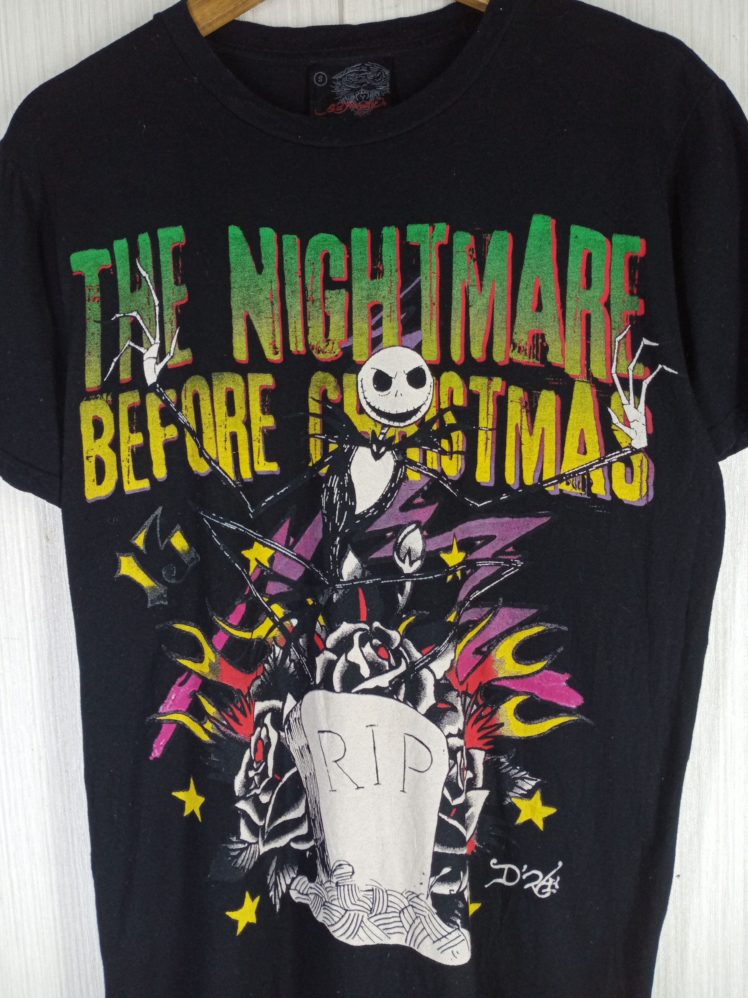Ed Hardy Rare Vintage Ed Hardy X The Nightmare Before Christmas Tee Size US S / EU 44-46 / 1 - 3 Thumbnail