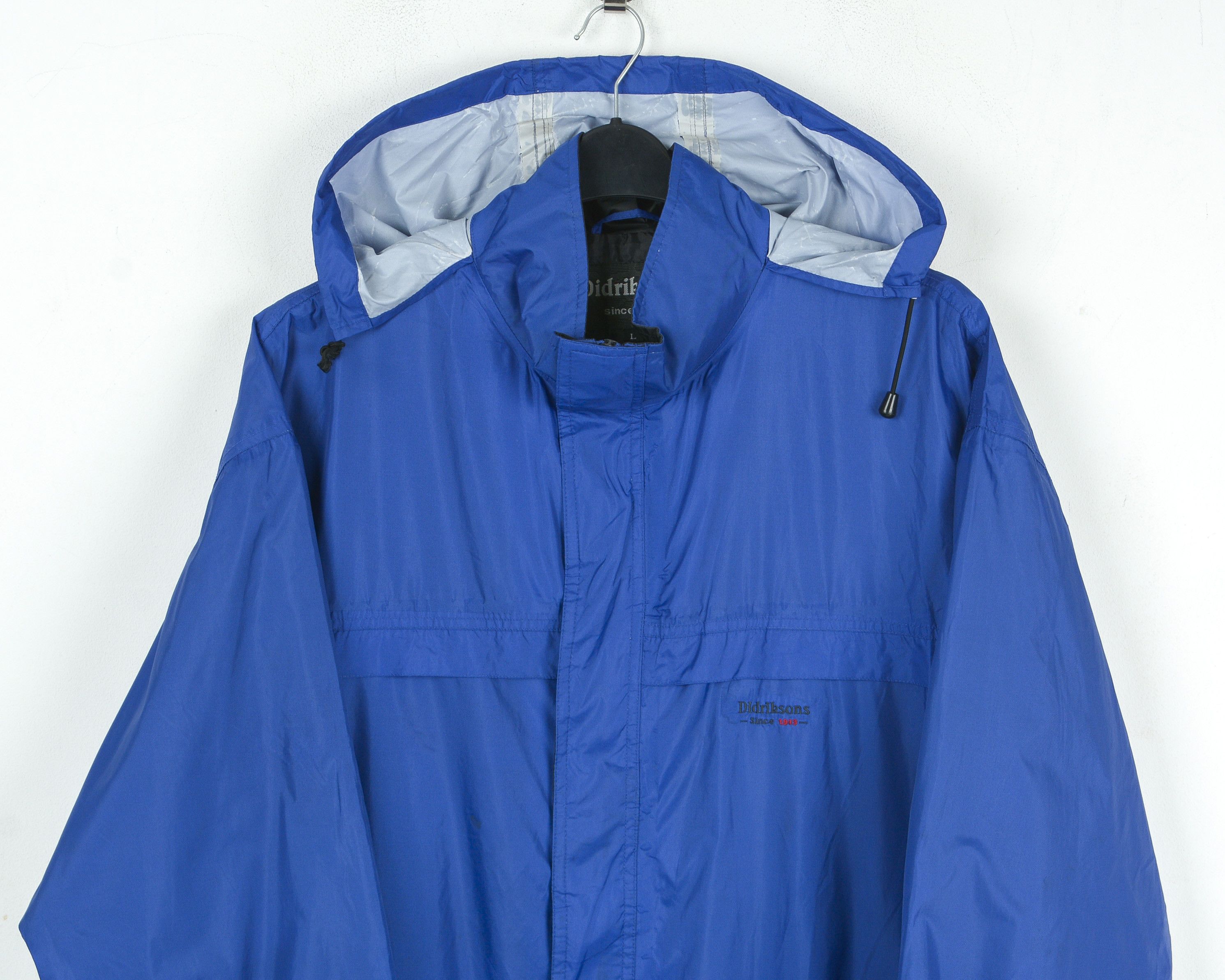 Rains DIDRIKSONS Jacket Rain Coat Windbreaker Hidden Hood Outdoor Size US L / EU 52-54 / 3 - 2 Thumbnail