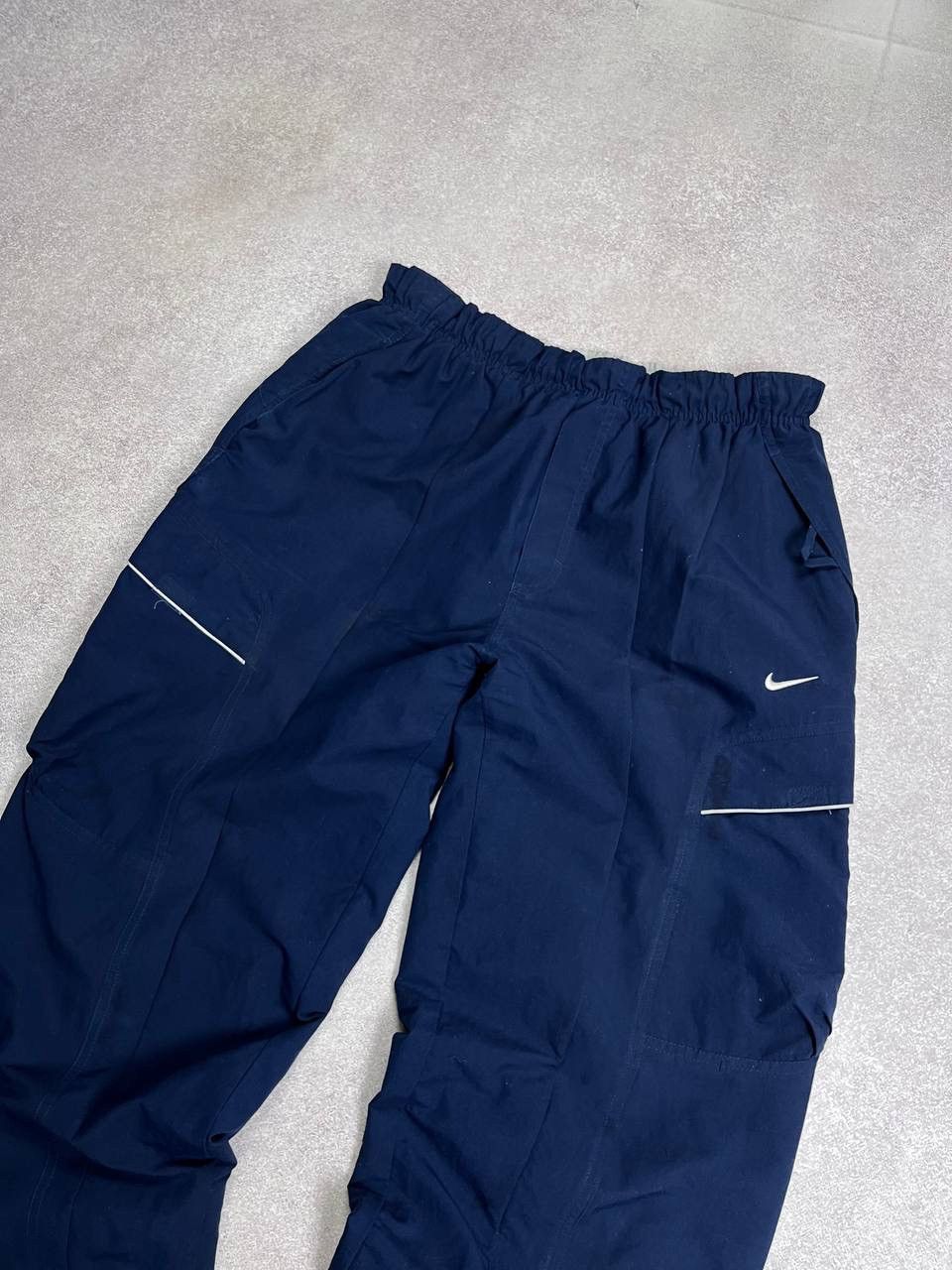 Nike Vintage Nike Swoosh Baggy Nylon Joggers Track Pants M Size US 32 / EU 48 - 3 Thumbnail