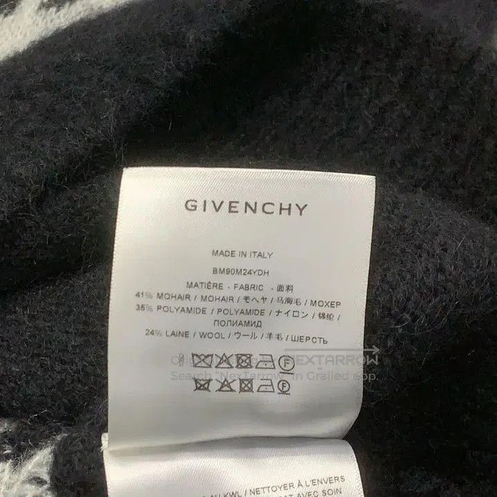 Givenchy Givenchy SS23 Letter Print Mohair Crewneck Sweater. Size US M / EU 48-50 / 2 - 2 Thumbnail