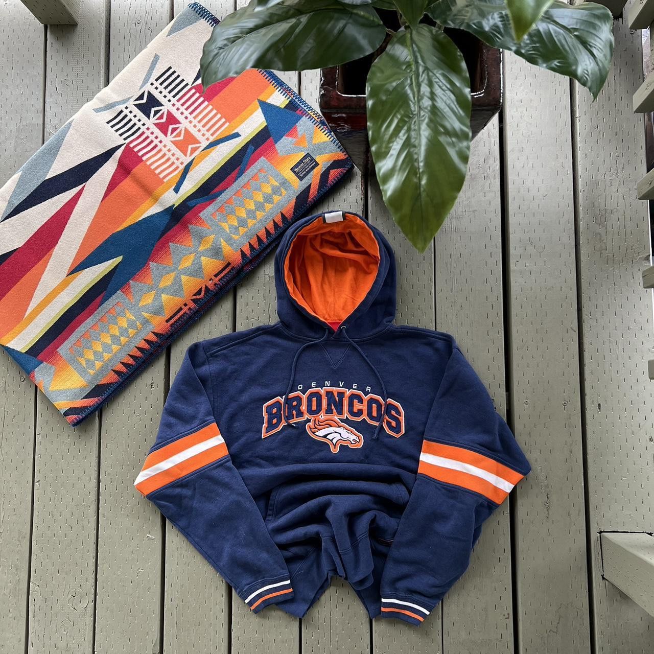NFL Vintage Denver Broncos NFL Pullover Sweatshirt Embroidered Size US L / EU 52-54 / 3 - 3 Thumbnail