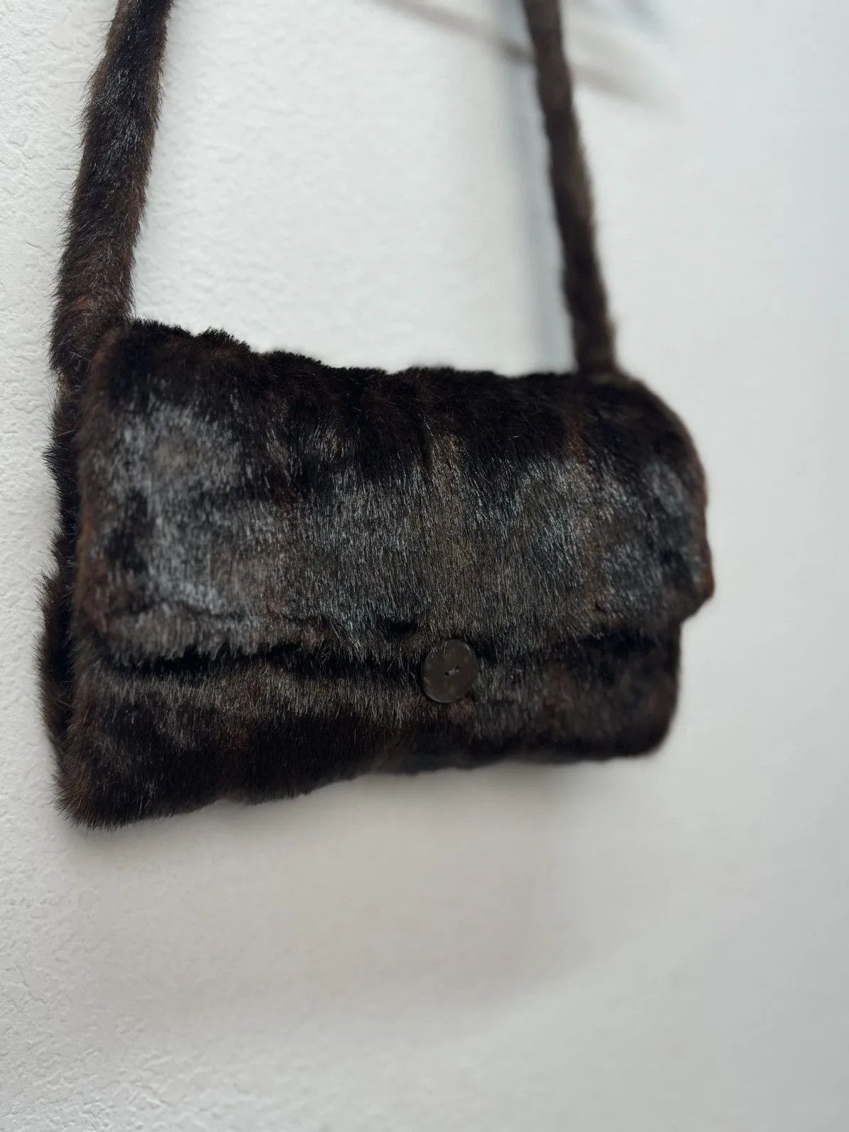 If Six Was Nine Vintage Hysteric Glamour Style Fur Rabbit Opium Bag Gothic Size ONE SIZE - 8 Thumbnail