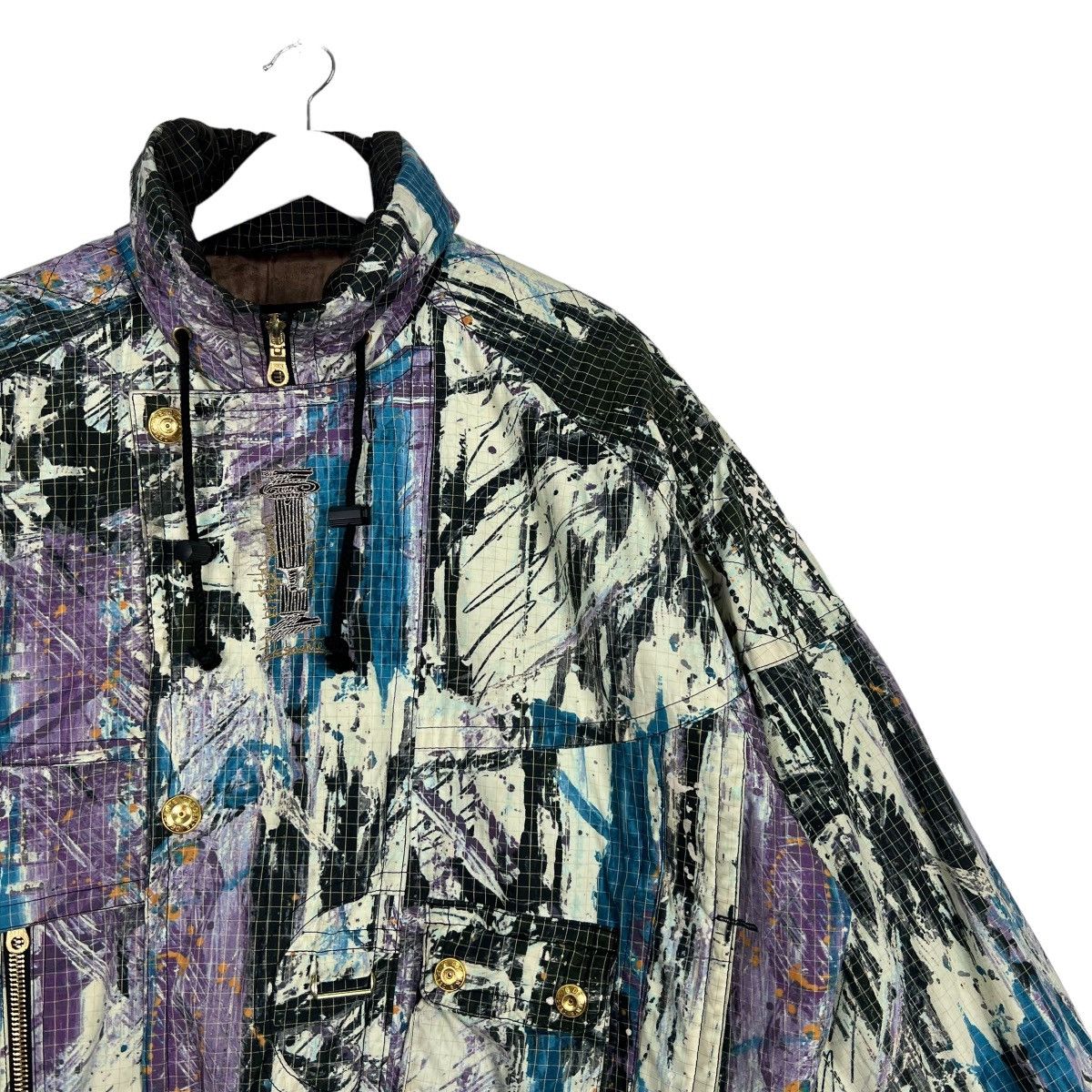 Descente 90s VINTAGE DESCENTE PAIN SPLASH ASTROS BOMBER JACKET Size US L / EU 52-54 / 3 - 6 Thumbnail