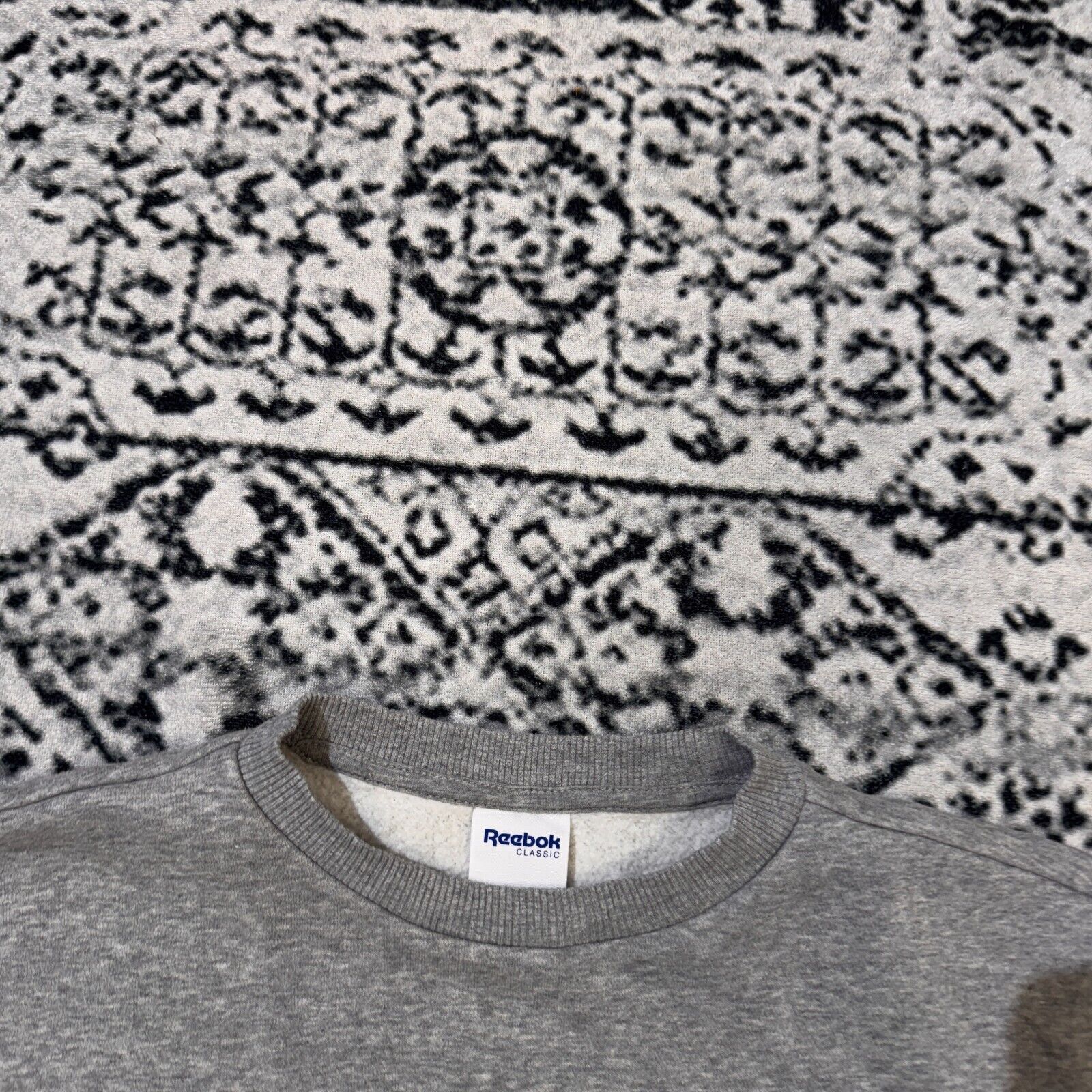 Reebok × Vintage Vintage Reebok Gray Cotton Crewneck Size S 90s Sport Logo Size US S / EU 44-46 / 1 - 6 Thumbnail
