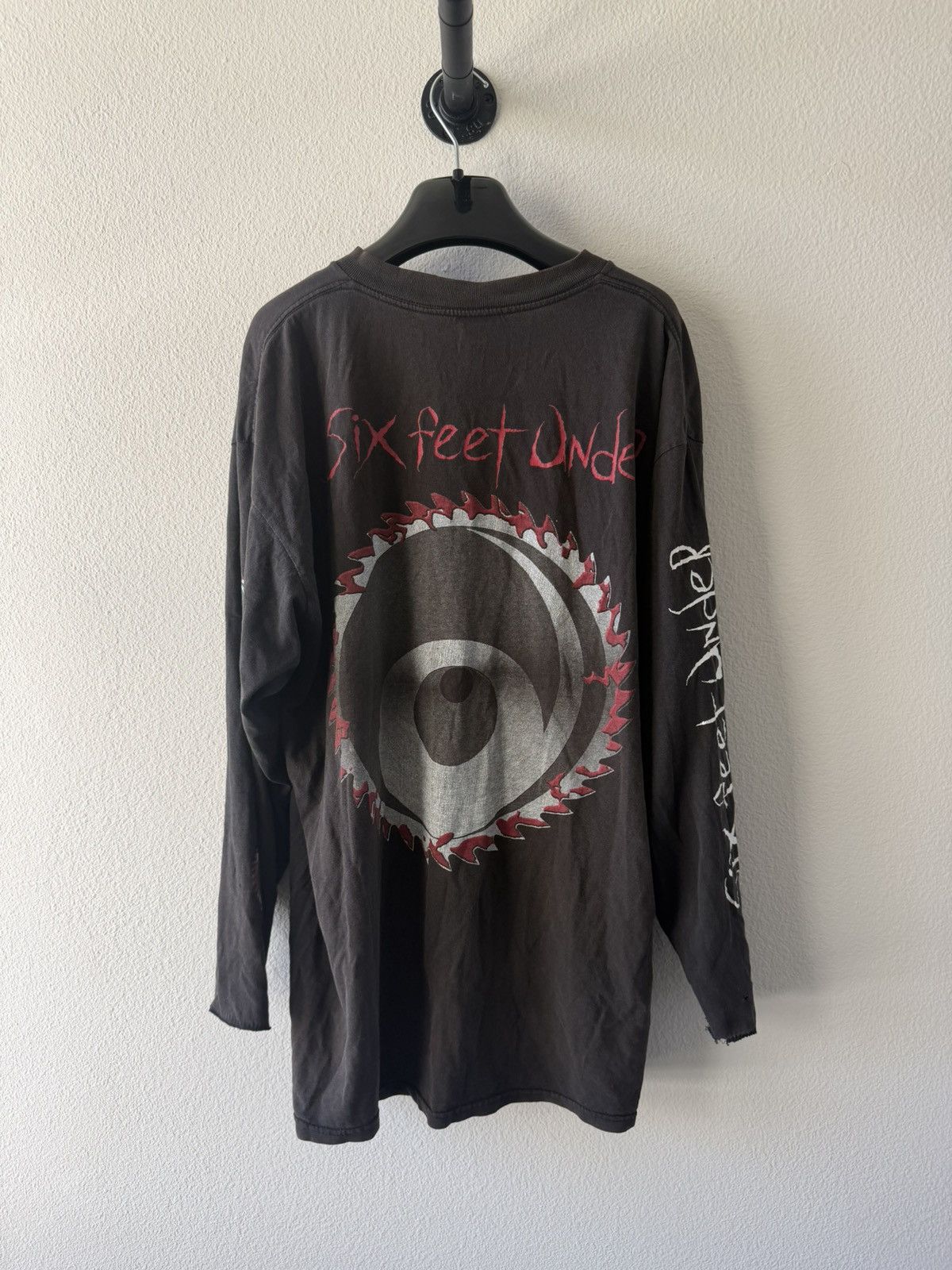 Vintage 1999 Six Feet Under Maximum Violence Longsleeve Tee XL Size US XL / EU 56 / 4 - 5 Thumbnail