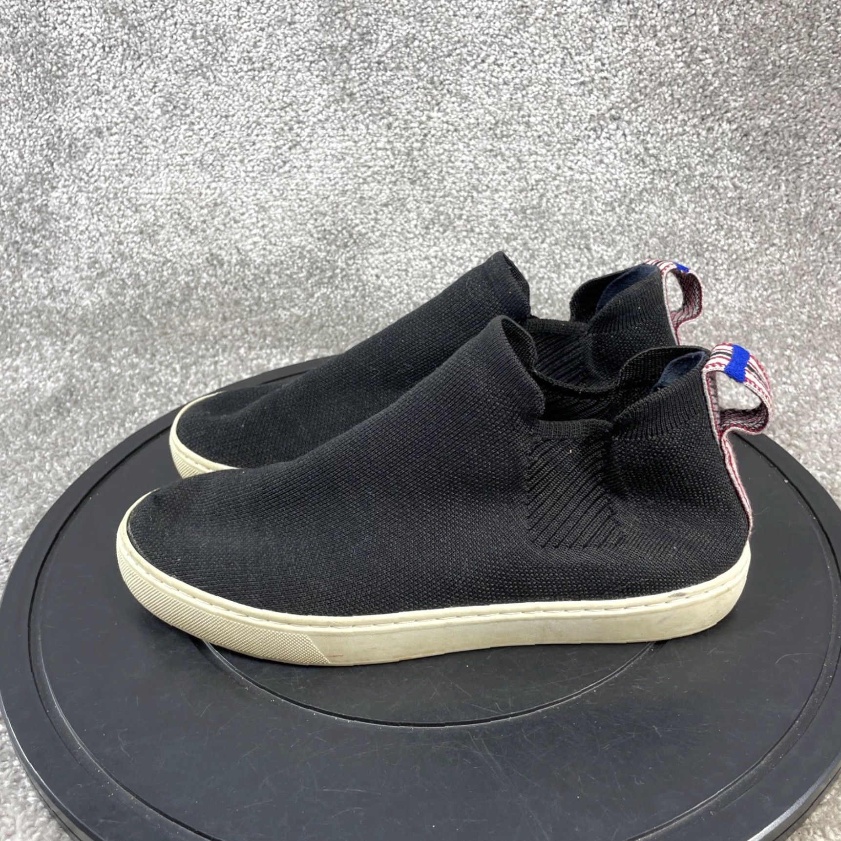 Rothy's VINTAGE Rothy's Chelsea Boots Women Size 9 Black Knit Ankle Casual Outdoor Flat Size US 9 / IT 39 - 5 Thumbnail