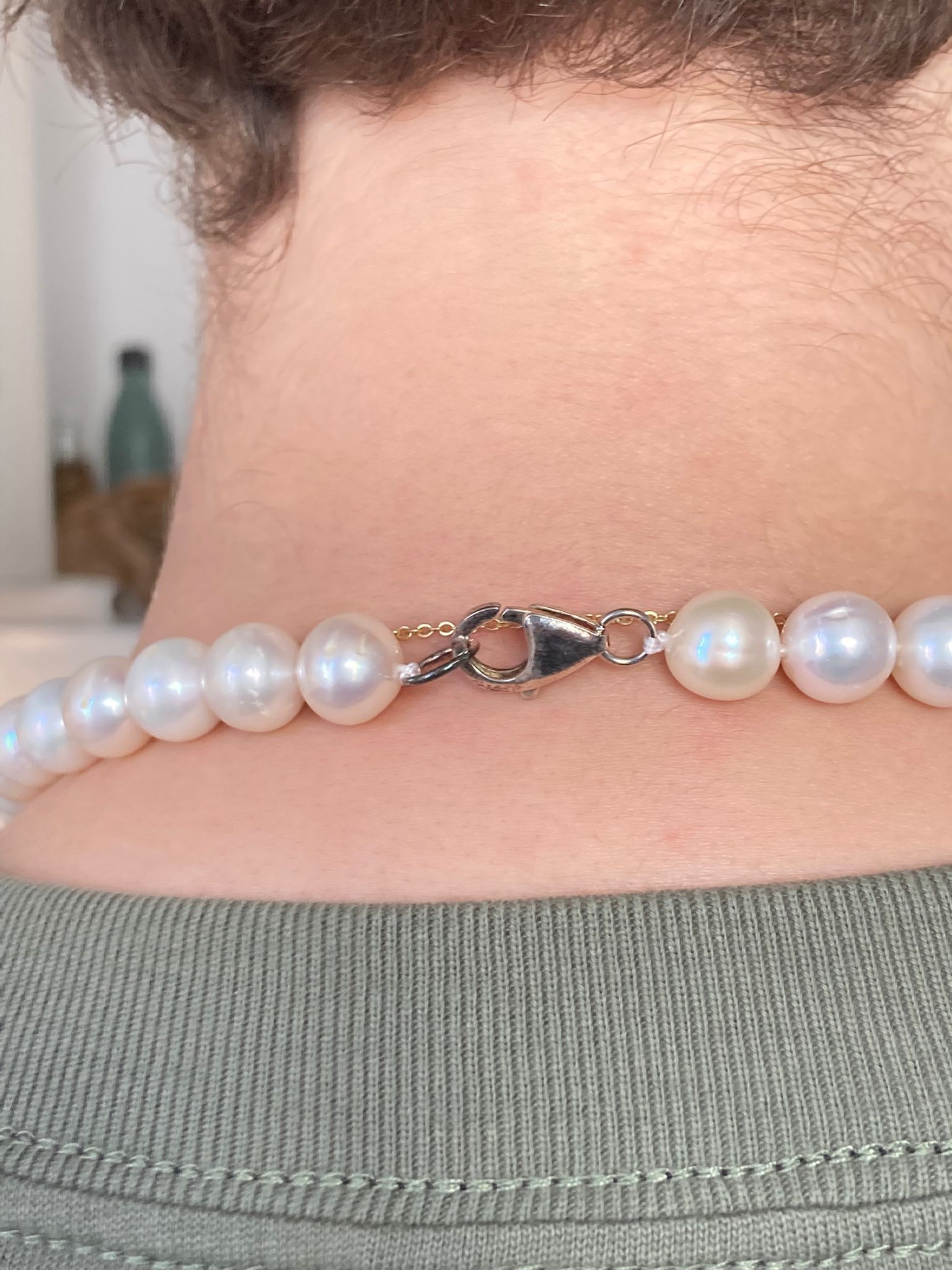 Homemade White pearls necklace Size ONE SIZE - 3 Thumbnail