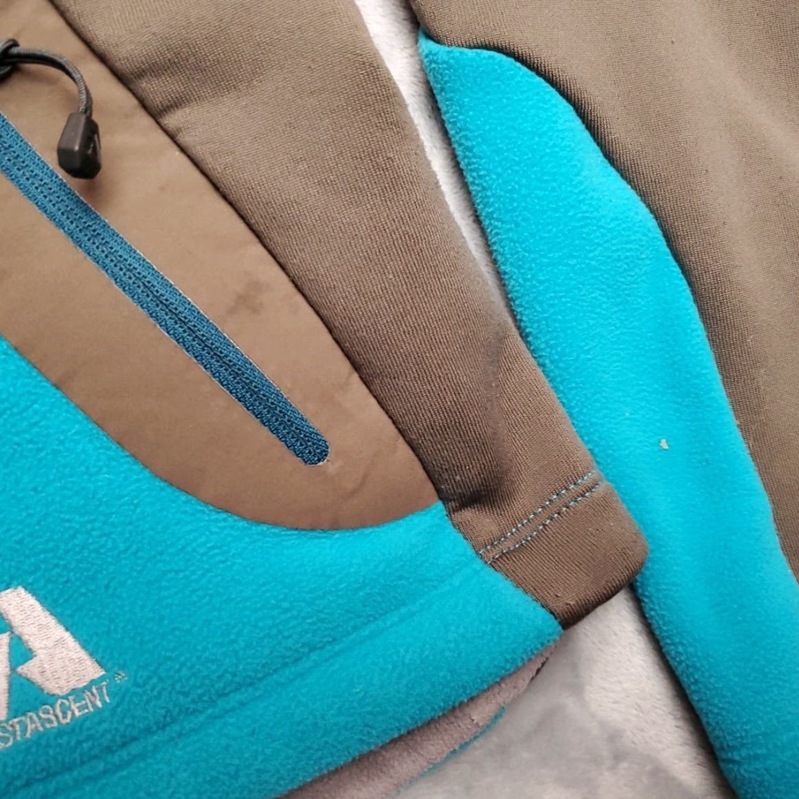Eddie Bauer VINTAGE Eddie Bauer First Ascent Sweater Women M Blue Full Zip Fleece Outdoors Gorp Size M / US 6-8 / IT 42-44 - 3 Thumbnail