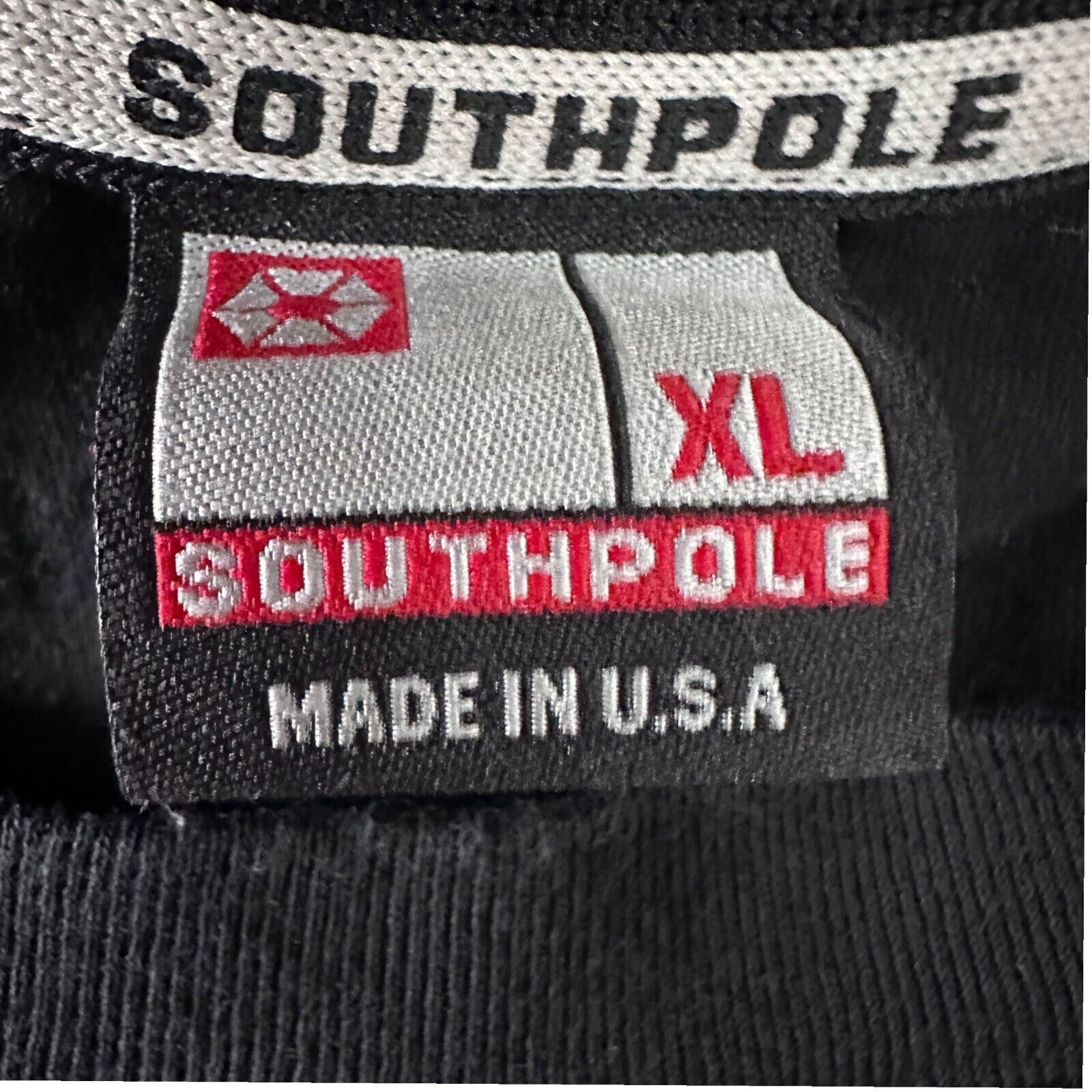 Southpole Vintage SouthPole T-Shirt XL Black Rubber Graphic USA Y2K Size US XL / EU 56 / 4 - 5 Thumbnail