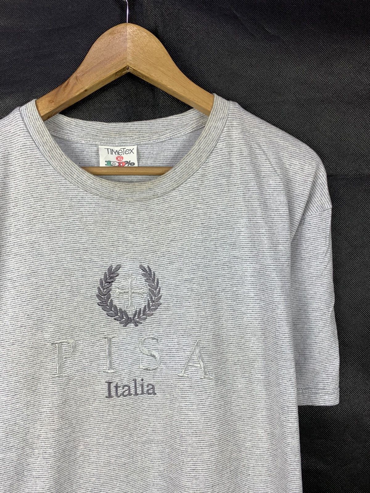 Other Steals! Pisa Italia Timetex Big Logo Spellout Tee Size US L / EU 52-54 / 3 - 2 Thumbnail