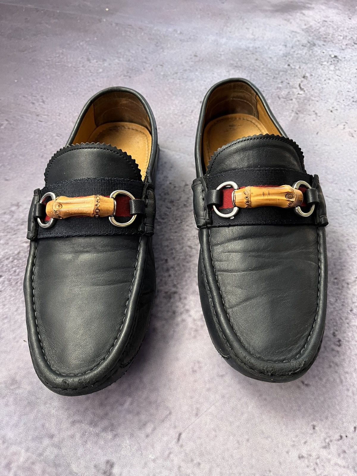 Gucci Gucci Bamboo Leather Loafers Black Size US 8.5 / EU 41-42 - 1 Thumbnail