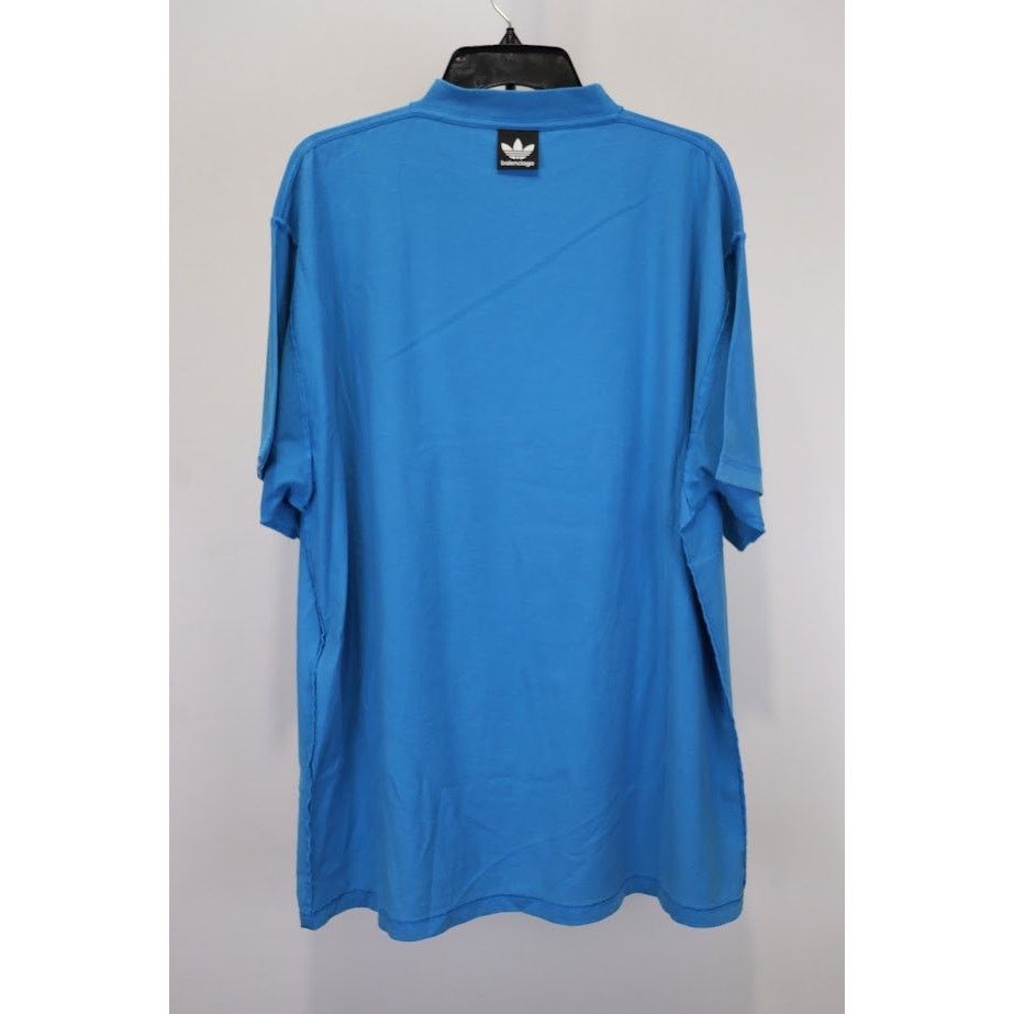 Adidas × Balenciaga o1rshd1 Oversize T-Shirt in Blue Size US M / EU 48-50 / 2 - 10 Thumbnail