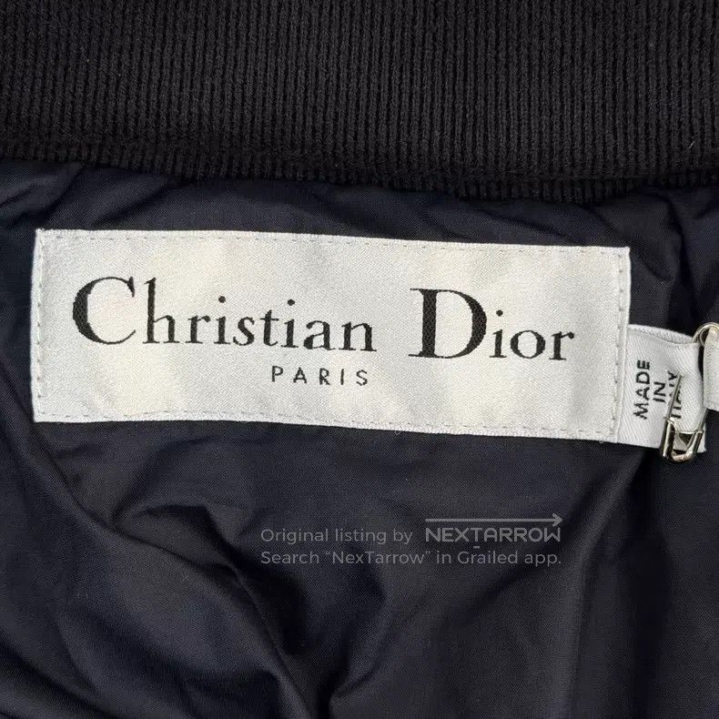 Dior Dior Black and blue embroidered bee diamond plaid down jac Size US M / EU 48-50 / 2 - 5 Thumbnail