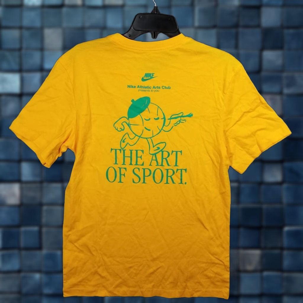 Nike VINTAGE Nike T-Shirt Men's Small Gold Nike Air Max Art Retro Crew Neck Logo Size US S / EU 44-46 / 1 - 1 Thumbnail