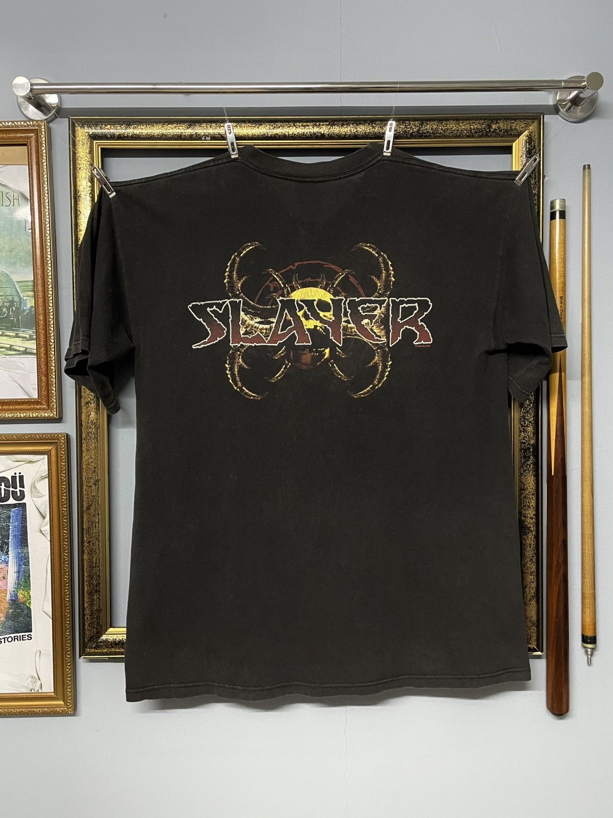 Band Tees Vintag 2000 Original Slayer Sunfaded Diabolus In Musica Tee Size US L / EU 52-54 / 3 - 10 Thumbnail