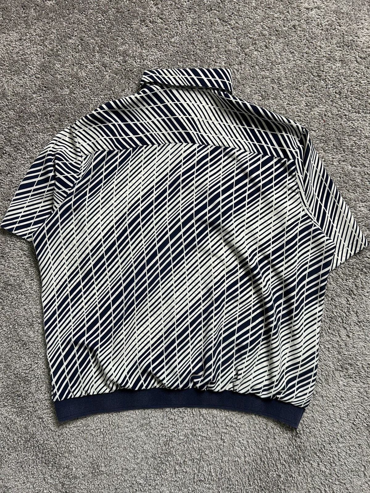 Vintage Vintage 80s/90s D’Accord Polo Shirt Navy White Made in USA Size US L / EU 52-54 / 3 - 7 Thumbnail