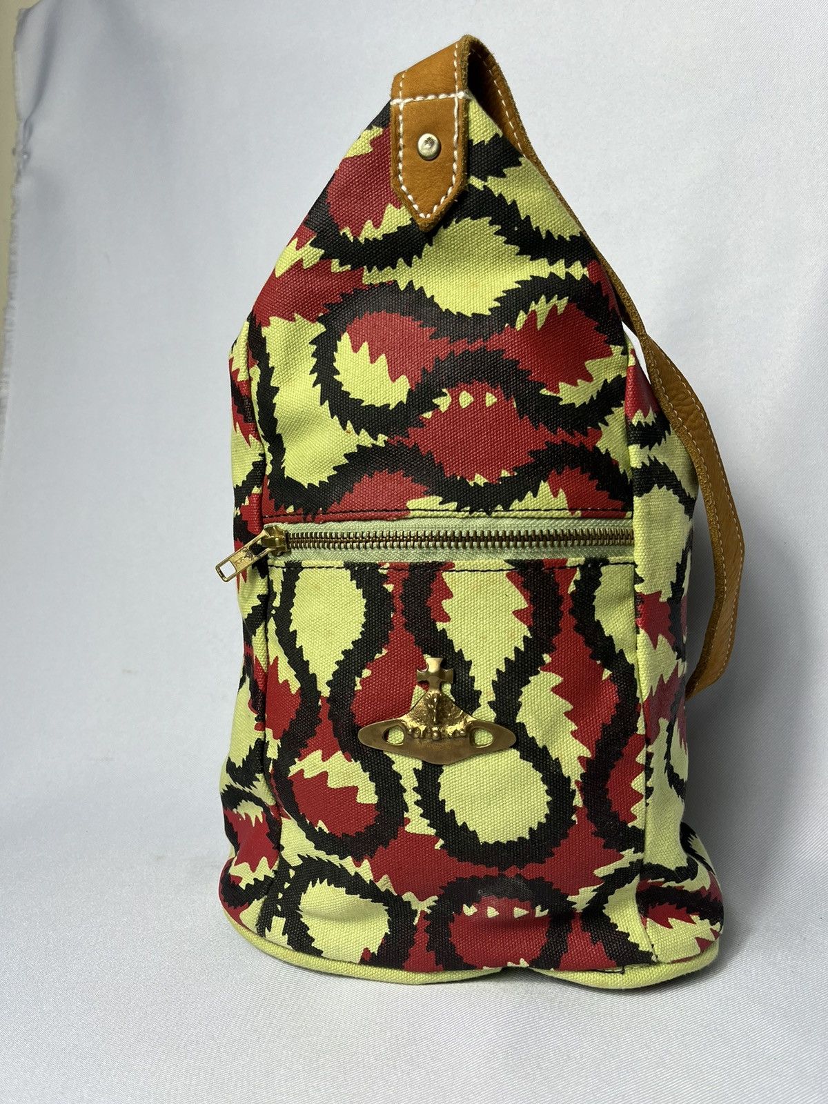 Vivienne Westwood Kenya Canvas Single Strap Backpack Bag Size ONE SIZE - 4 Thumbnail