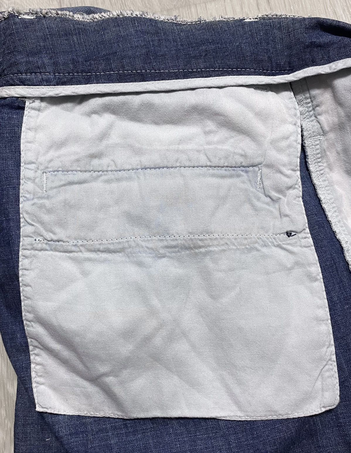 Dolce & Gabbana Dolce & Gabbana Washed Blue Distressed Jeans Shorts Size US 34 / EU 50 - 20 Thumbnail