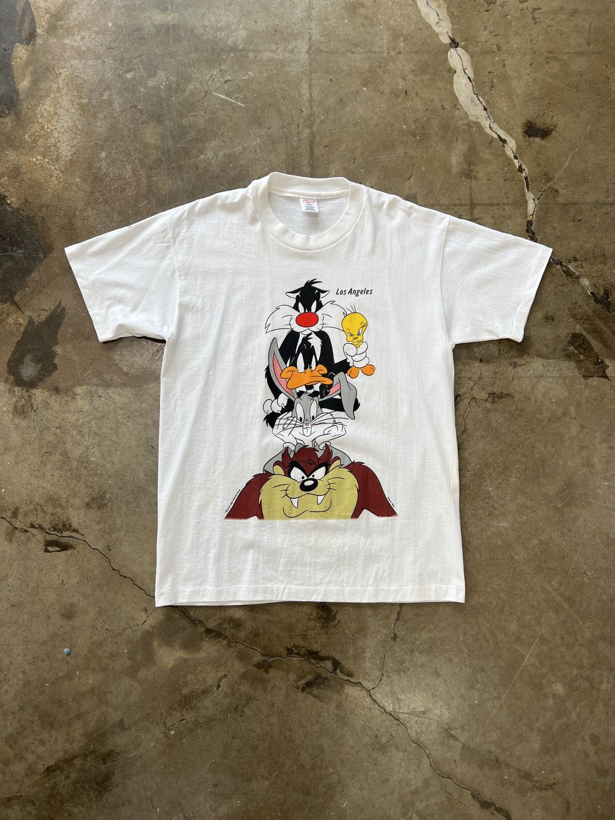 Vintage Vintage Looney Tunes Los Angeles Tee Sz. Large Size US L / EU 52-54 / 3 - 2 Thumbnail