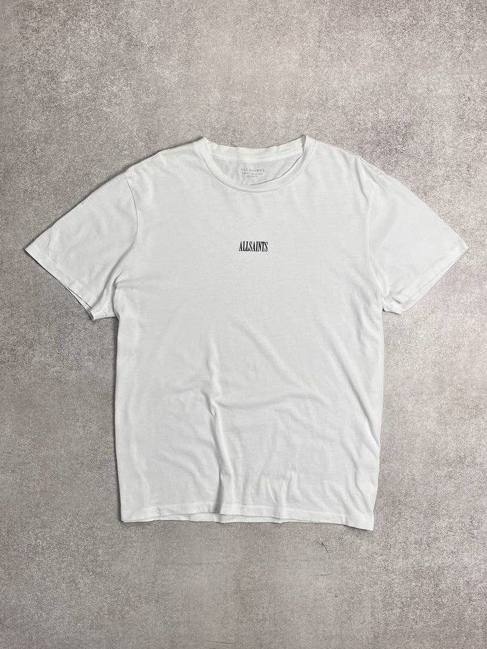 Allsaints × Vintage Vintage Allsaints Center Logo White T-shirt M Size US M / EU 48-50 / 2 - 1 Thumbnail