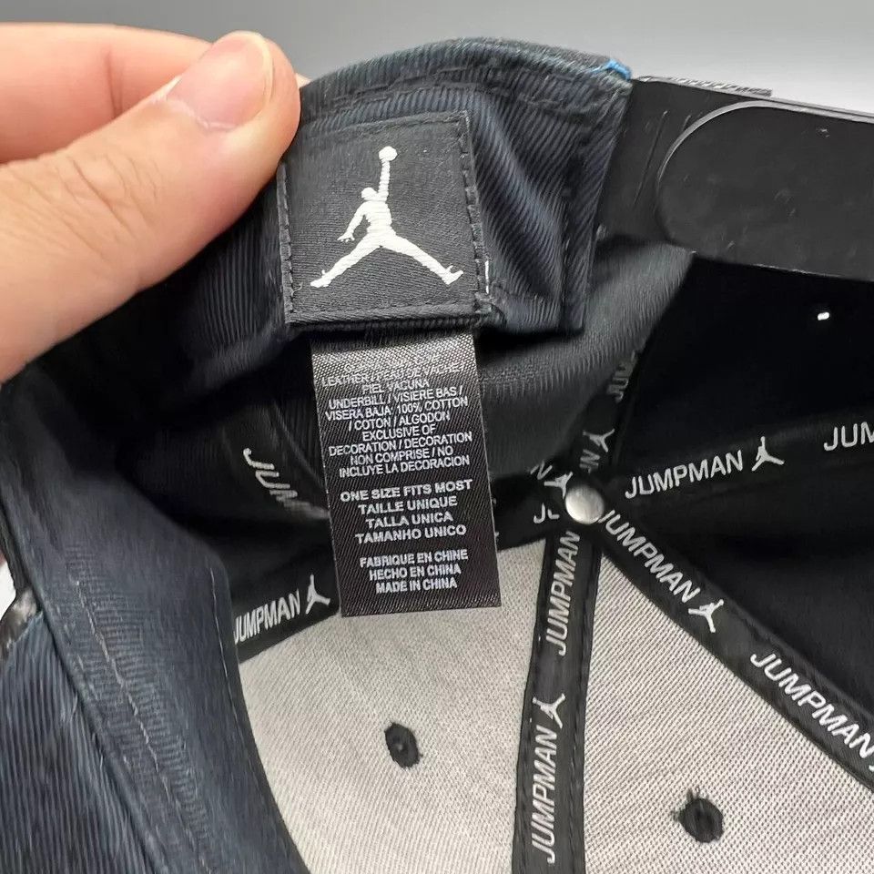 Jordan Brand Air Jordan Wings Hat Men Black Jumpman Snap Back Cap Size ONE SIZE - 6 Thumbnail