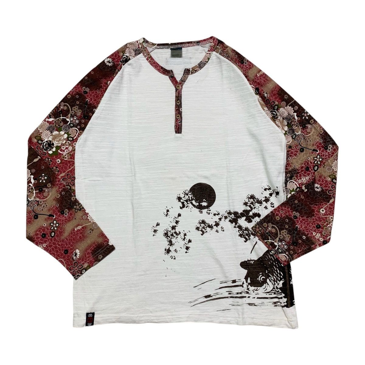 Japanese Brand Bullet Noise Japanese Traditional Art Longsleeve Size US XXL / EU 58 / 5 - 1 Thumbnail