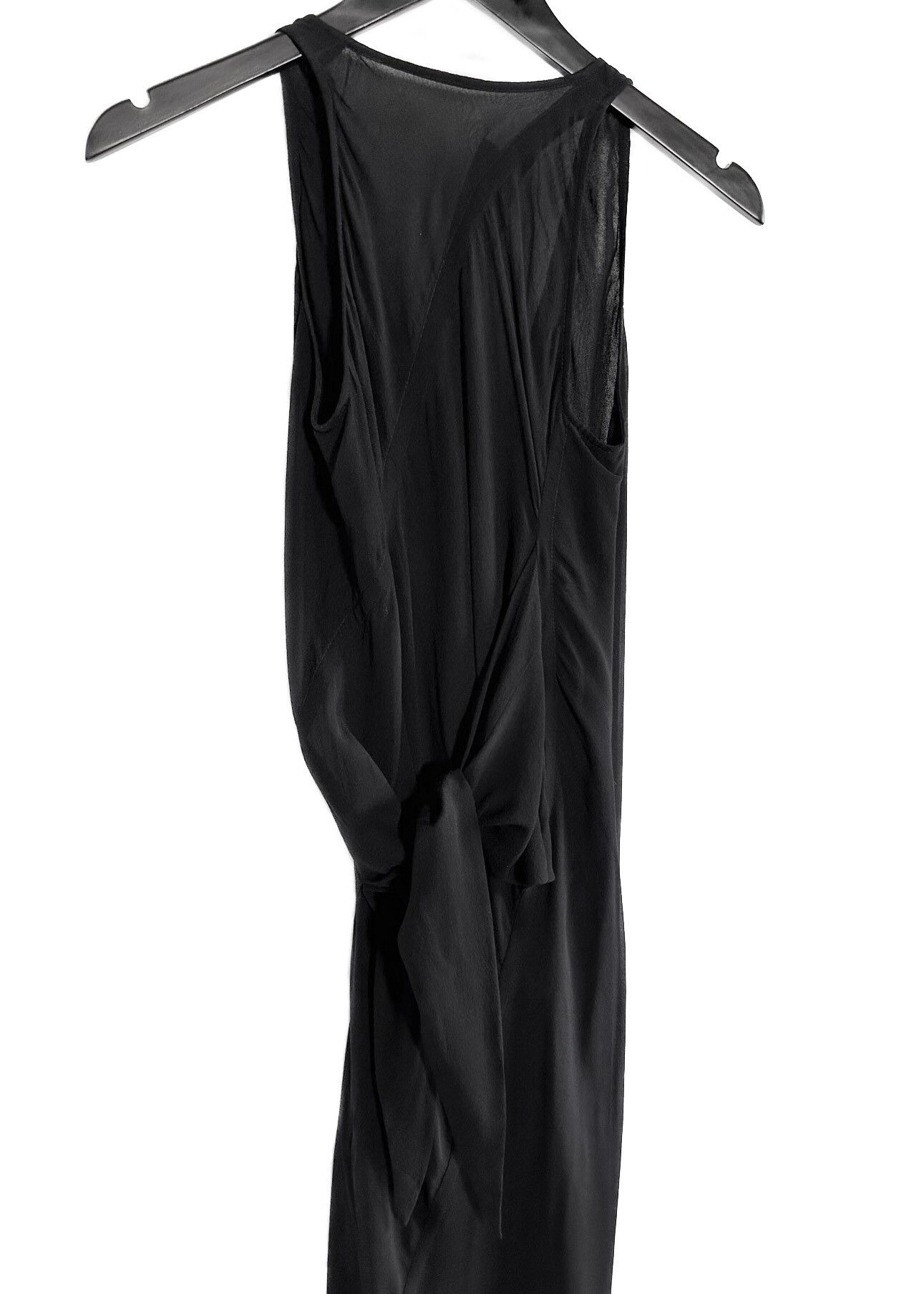 Rick Owens Rick Owens 2009 Crust Black Silk Dress Size S / US 4 / IT 40 - 6 Thumbnail