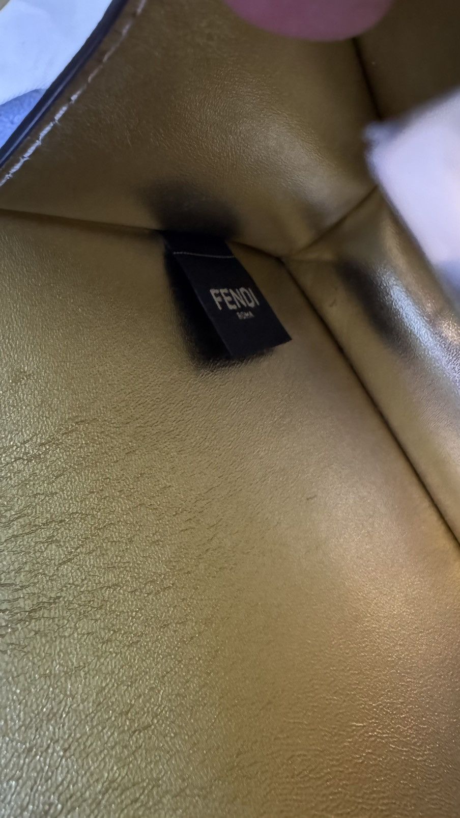 Fendi Fendi Crystal Vitello Laminato FF Petite Peekaboo I See U Size ONE SIZE - 20 Thumbnail