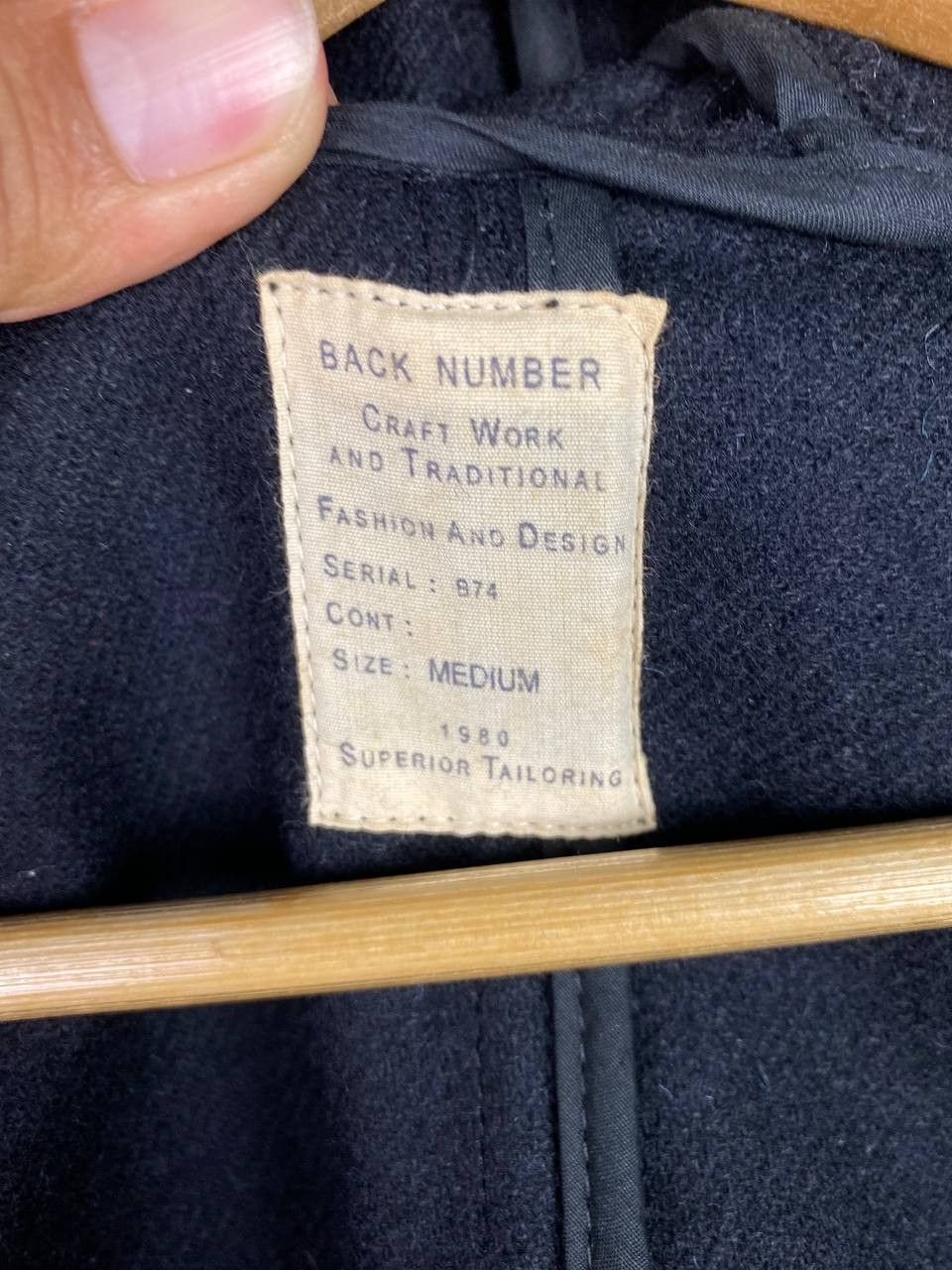 Japanese Brand back number japanese brands wool jacket nice design Size US M / EU 48-50 / 2 - 7 Thumbnail