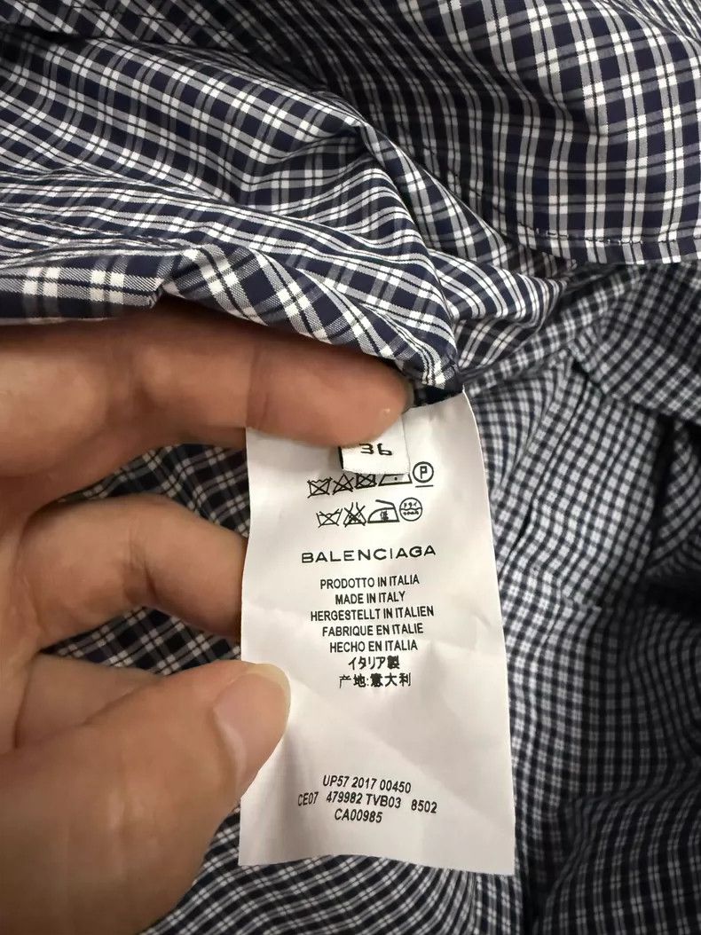 Balenciaga Balenciaga size 36 Long sleeve shirt with black and white Size S / US 4 / IT 40 - 4 Thumbnail