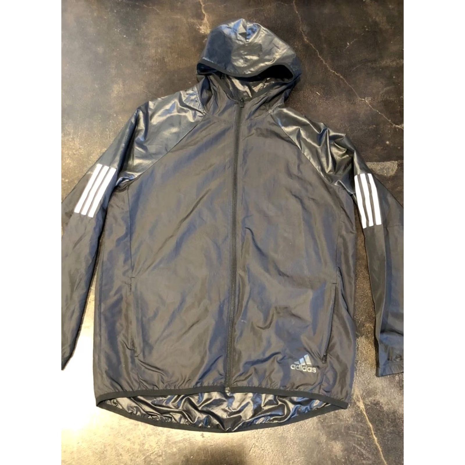 Adidas Adidas Windbreaker Full Zip Training Hooded Jacket Mens Size Large Black Size US L / EU 52-54 / 3 - 4 Thumbnail