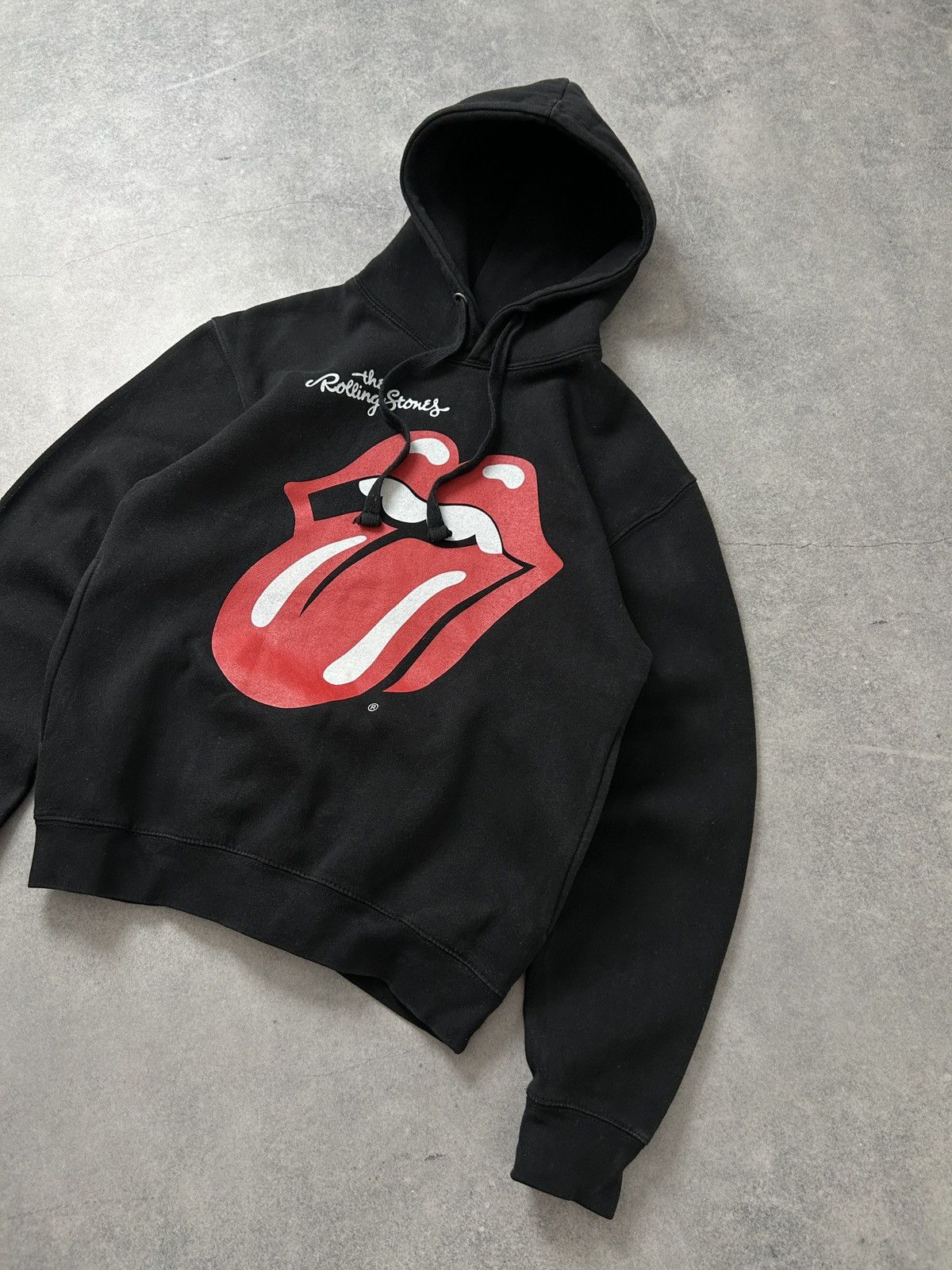 The Rolling Stones Vintage Rolling Stones big logo black hoodies mens size M Size US S / EU 44-46 / 1 - 3 Thumbnail