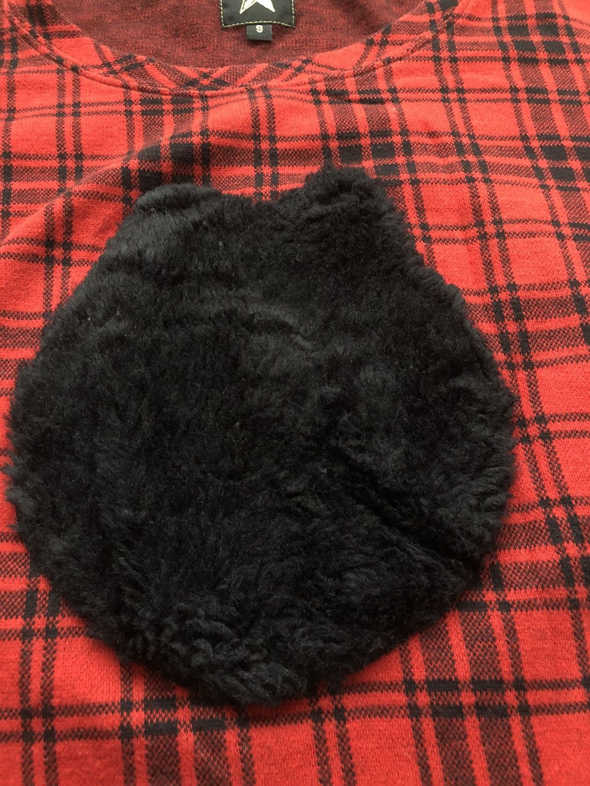 20471120 Vintage 20471120 Hyoma Fuzzy Character Flannel Size US S / EU 44-46 / 1 - 18 Thumbnail