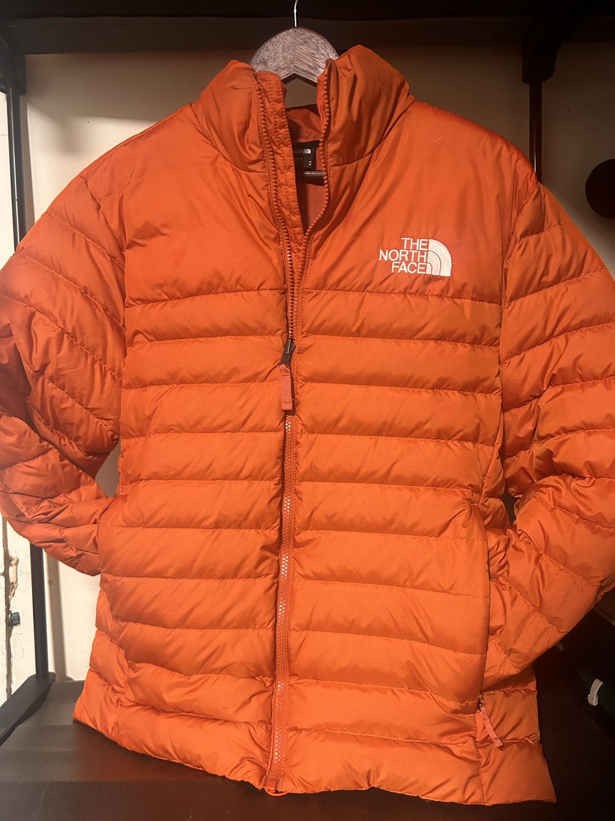 The North Face Orange North Face Puffer Size US M / EU 48-50 / 2 - 1 Thumbnail