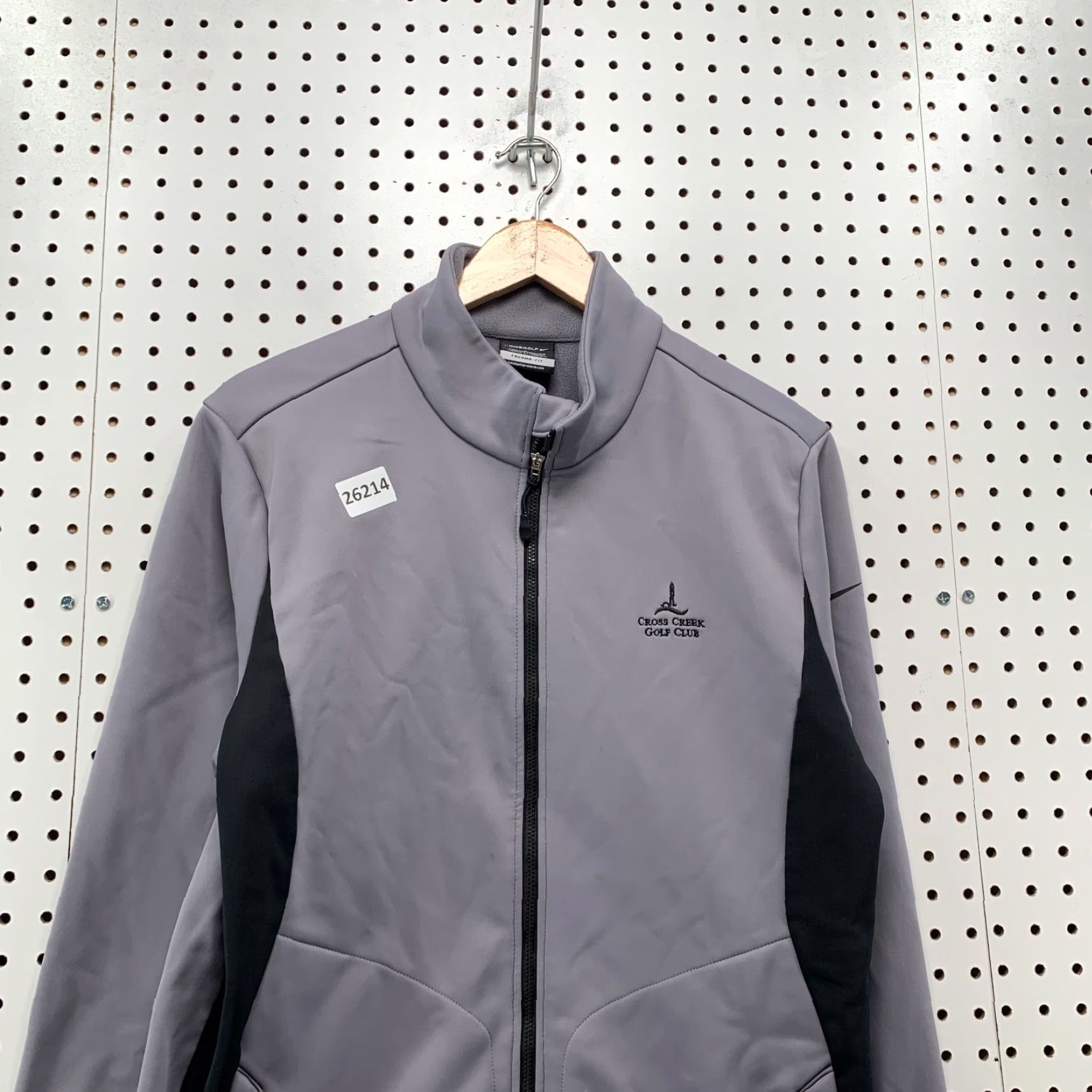Nike Nike Golf Therma Fit Windbreaker Jacket Gray Mens Small 21x27.5 Cross Creek GC Size US S / EU 44-46 / 1 - 2 Thumbnail