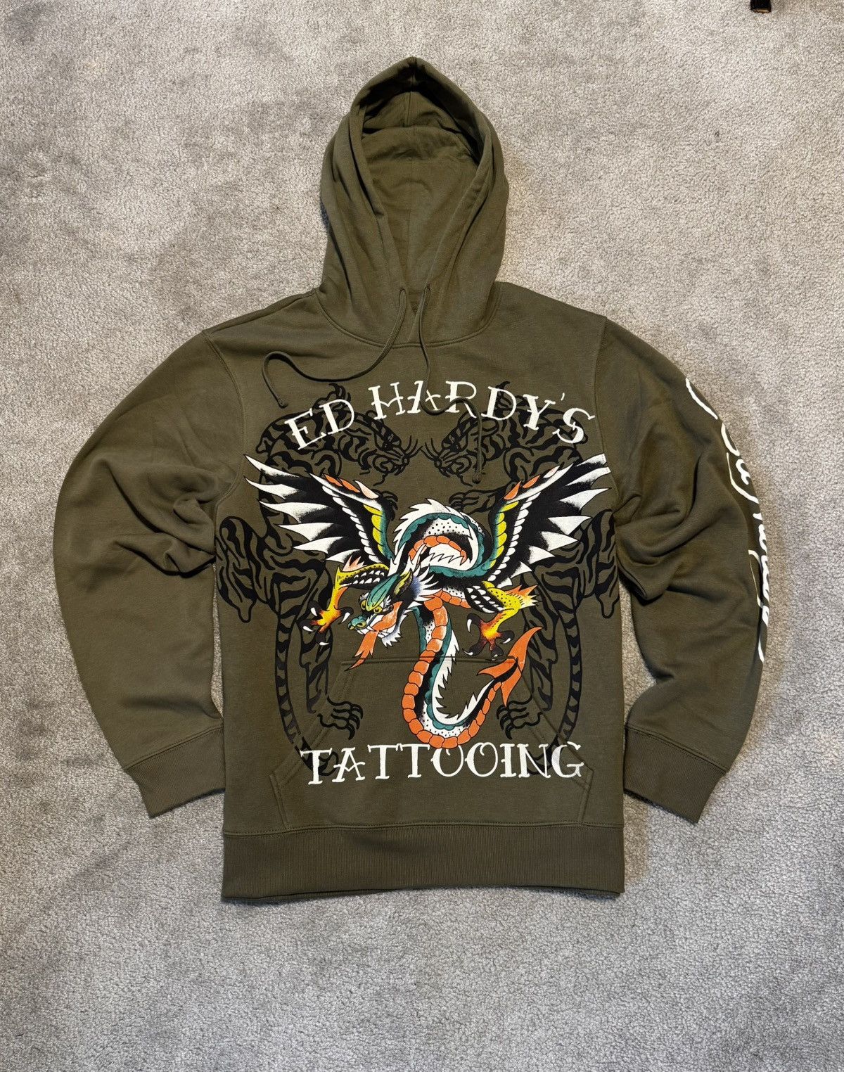 Ed Hardy Men’s Hoodie Ed hardy Y2K Size US M / EU 48-50 / 2 - 2 Thumbnail