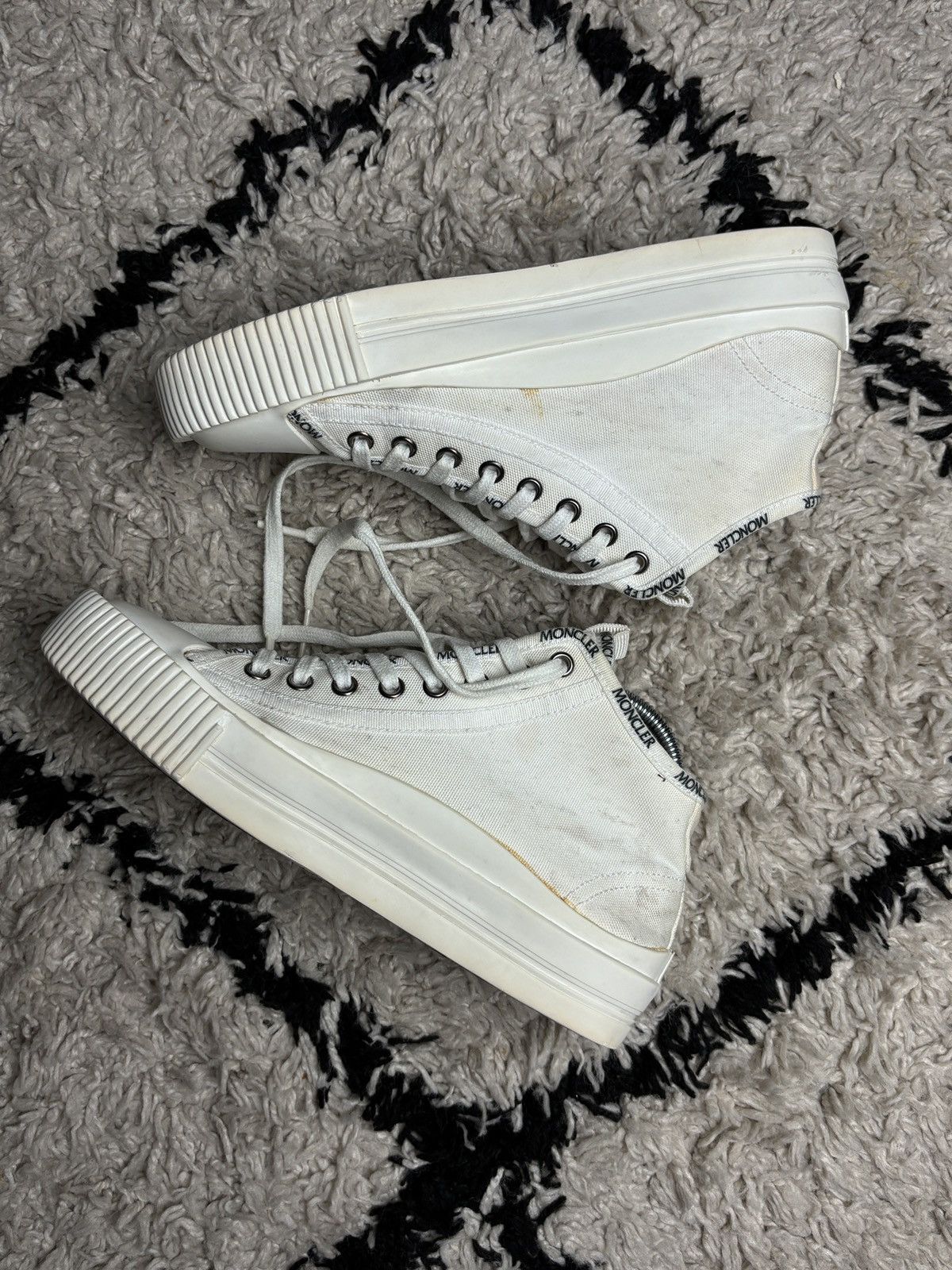Moncler Moncler Lissex High Top Sneakers Shoes Vintage Size US 7 / IT 37 - 3 Thumbnail