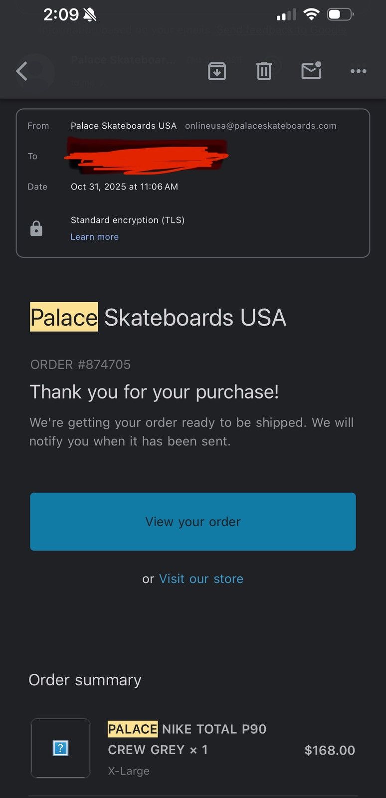 Palace Palace x Nike Total P90 Crew Size US XL / EU 56 / 4 - 11 Thumbnail