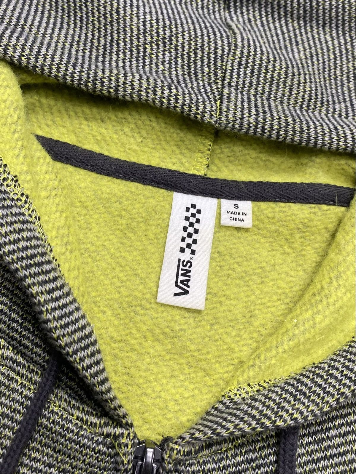 Vans Vintage Y2K Vans Heather Green Full Zip Hoodie Size US S / EU 44-46 / 1 - 2 Thumbnail