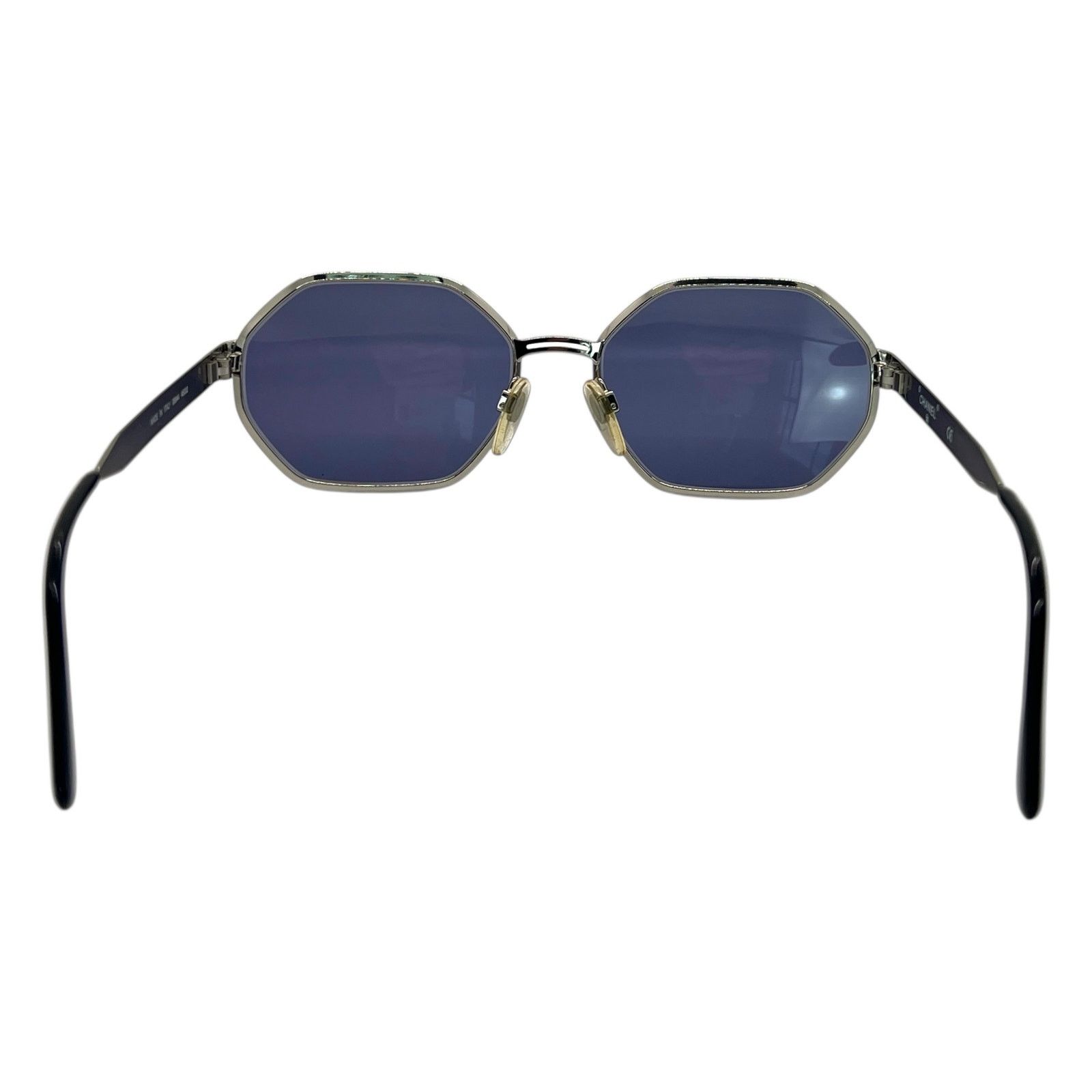 Chanel Chanel Metal Octagonal Sunglasses Size ONE SIZE - 4 Thumbnail