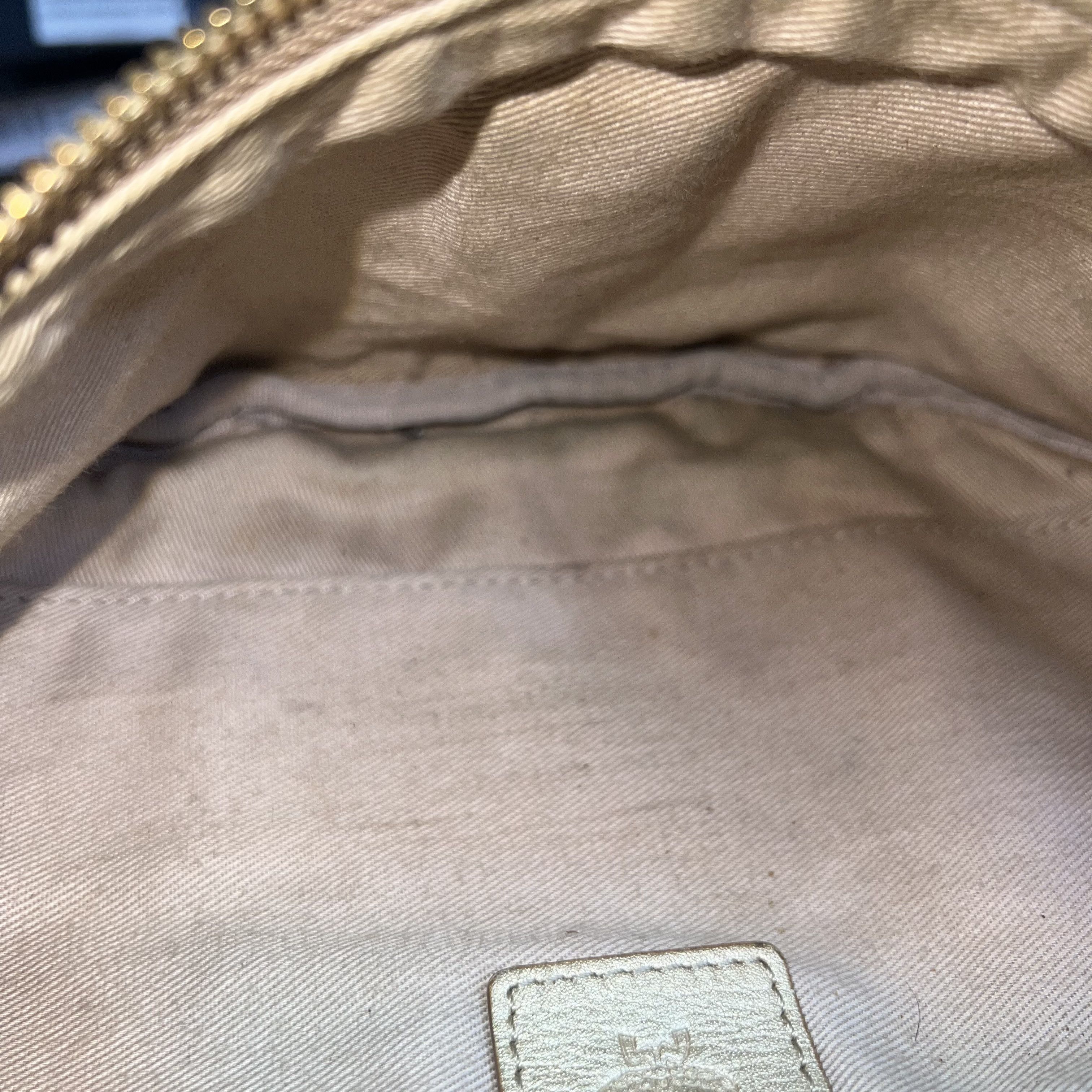 MCM MCM Gold Visetos Coated Canvas Belt Bag Size ONE SIZE - 15 Thumbnail