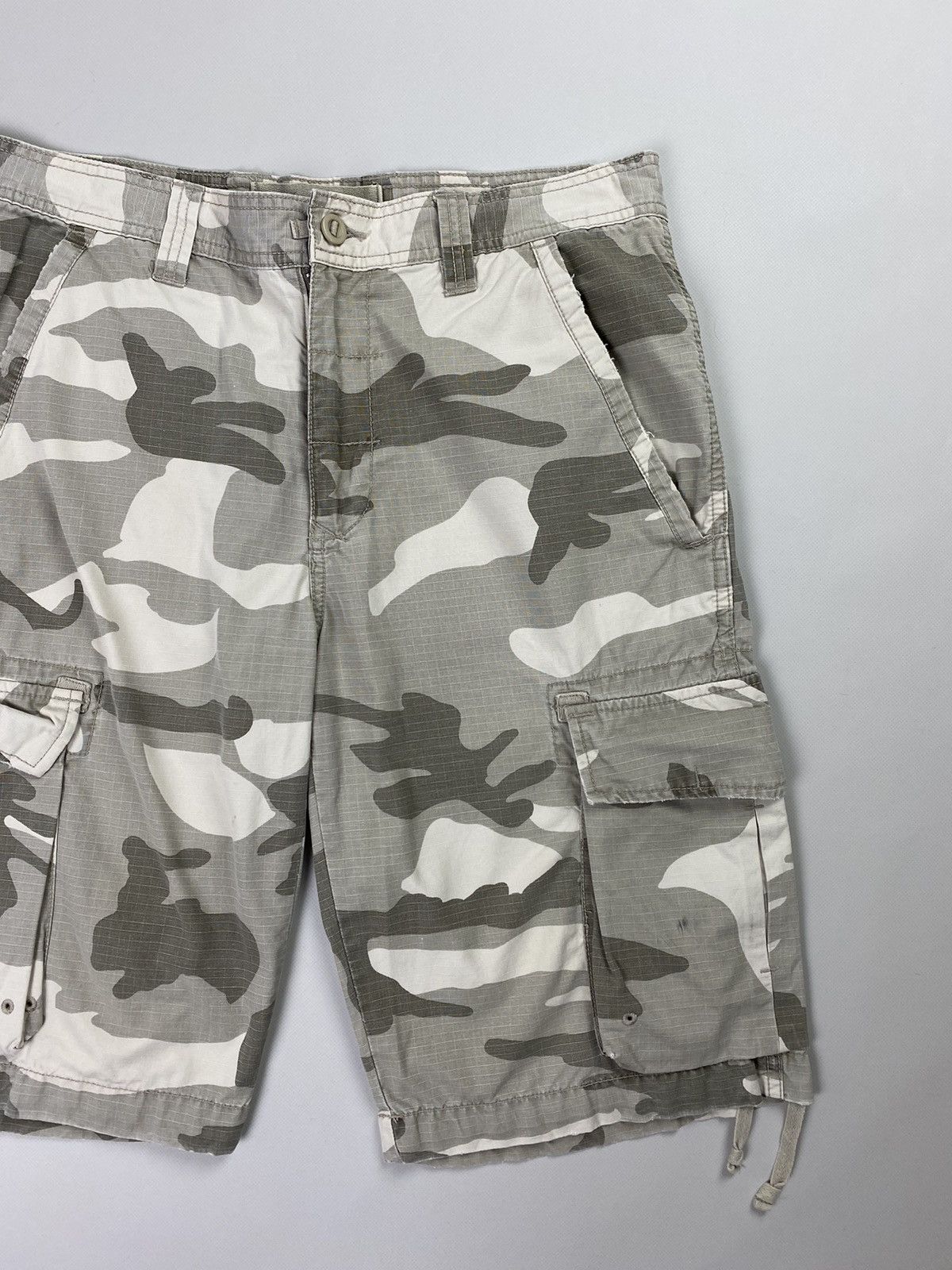 Schott Schott vintage men’s military cargo camo rip stop shorts Size US 32 / EU 48 - 3 Thumbnail