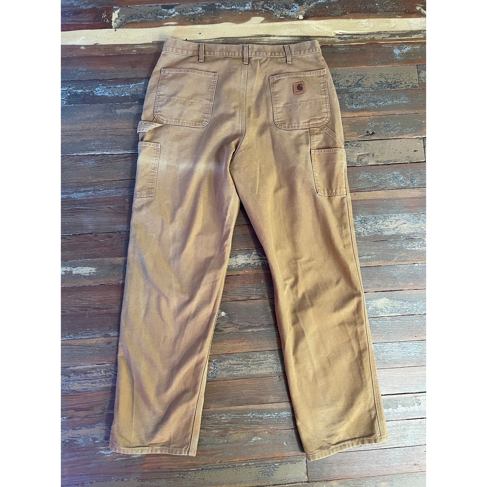 Carhartt Carhartt B11 Brown Duck Canvas Work Pants Mens 38x36 Size US 38 / EU 54 - 9 Thumbnail
