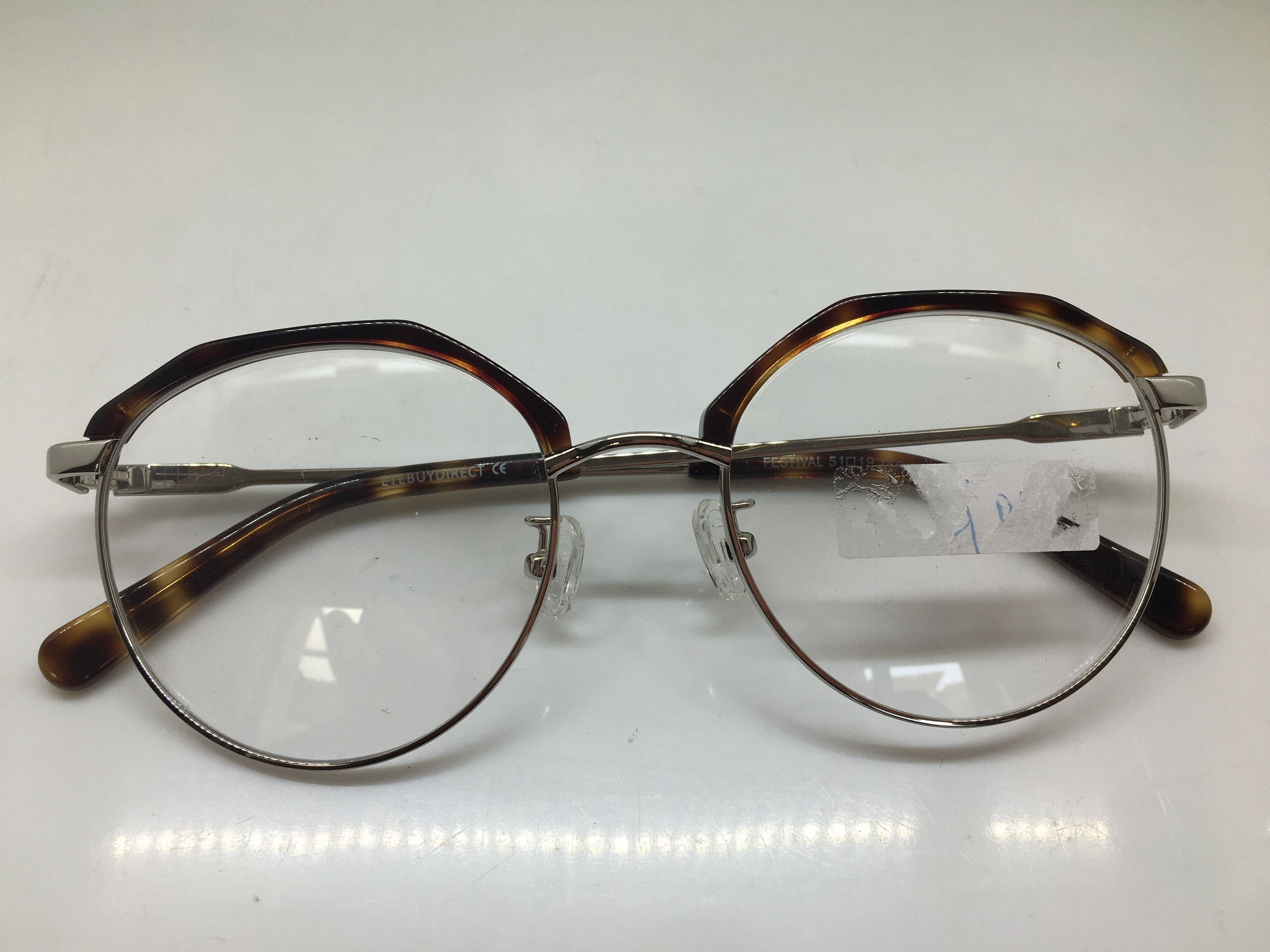 Eyebuydirect Festival Tortoise Silver Eyeglasses Frame