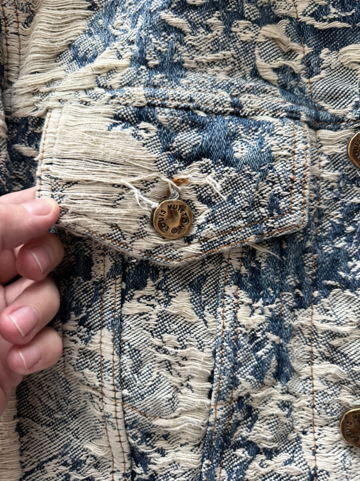 Louis Vuitton Virgil Abloh Tapestry Denim Jacket Louis Vuitton Size US S / EU 44-46 / 1 - 4 Thumbnail