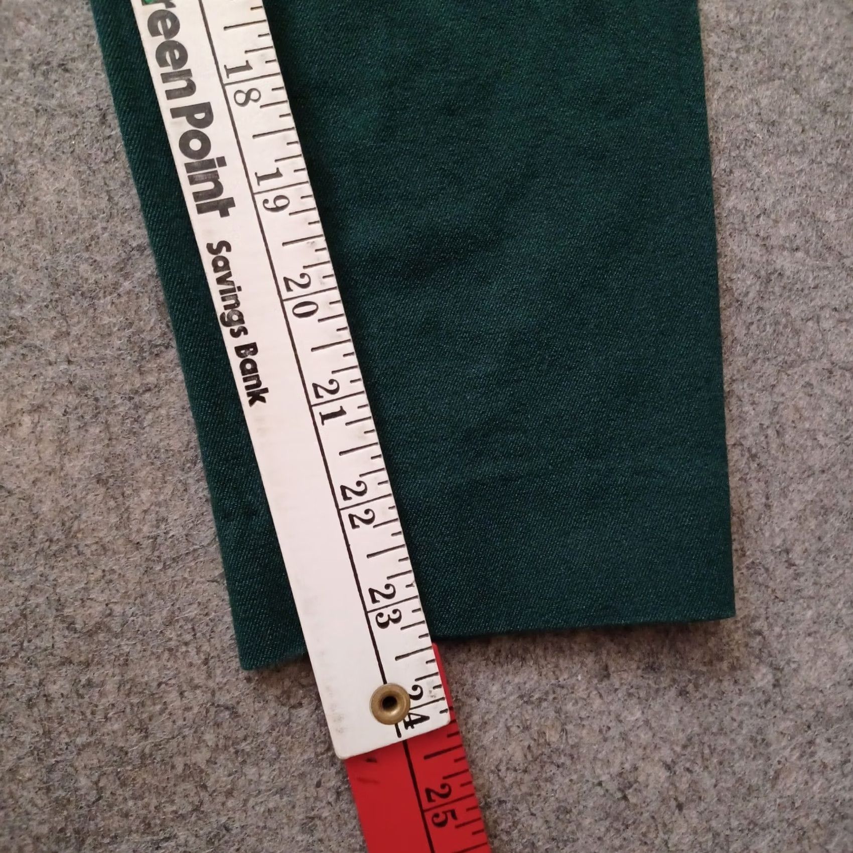 J.Crew J.CREW Pants Womens 00 Black Green Pockets Chino Ankle Straight Side Zip Shirt (adapted: but ensure only original words) Size 24" / US 00 / IT 34 - 3 Thumbnail