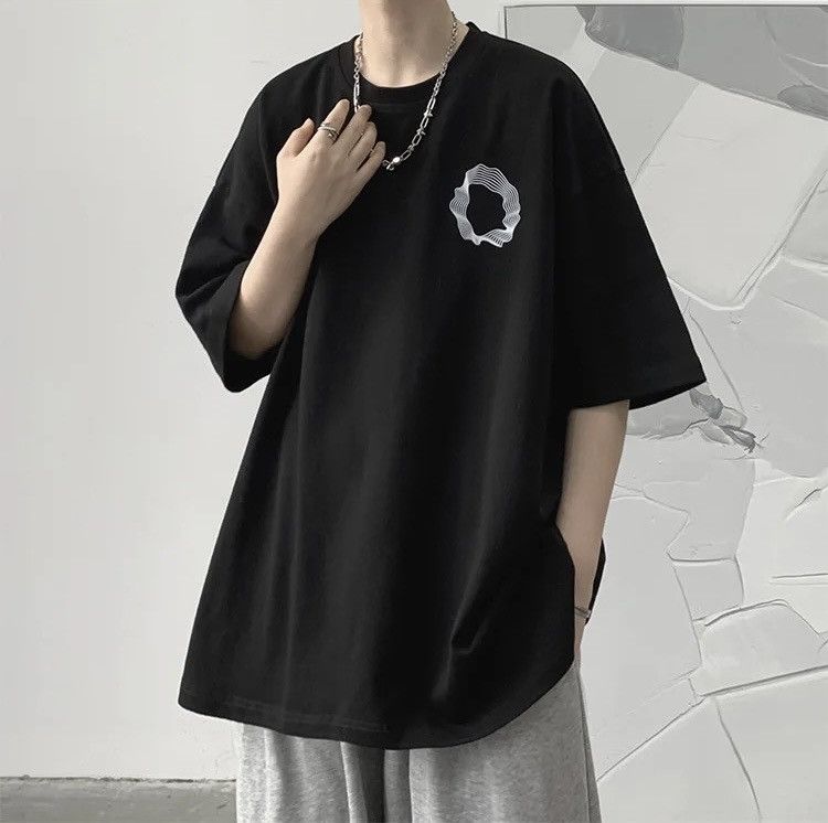 Designer × Japanese Brand Streetwear Oversized Printed Loose Distressed T-Shirt Size US XL / EU 56 / 4 - 3 Thumbnail