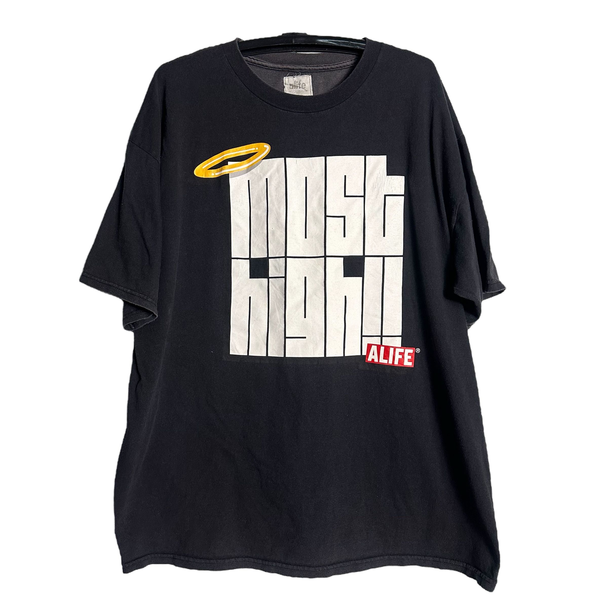 Alife 🔥RARE🔥Vintage Alife NYC Spell Out T-shirt Size US XXL / EU 58 / 5 - 1 Thumbnail
