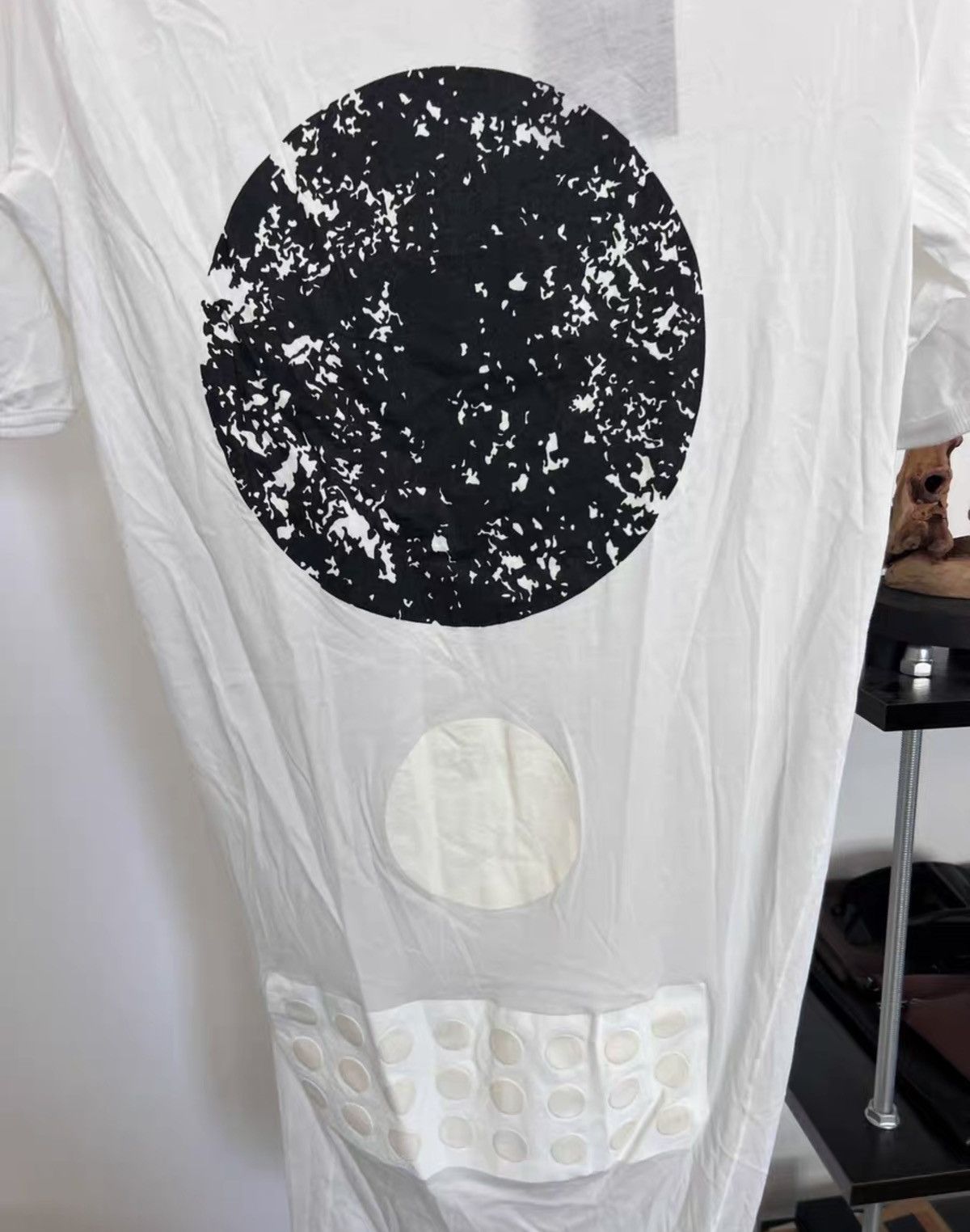 11 By Boris Bidjan Saberi 11ByBBS Screen-Print Cotton T-Shirt Size US XS / EU 42 / 0 - 4 Thumbnail
