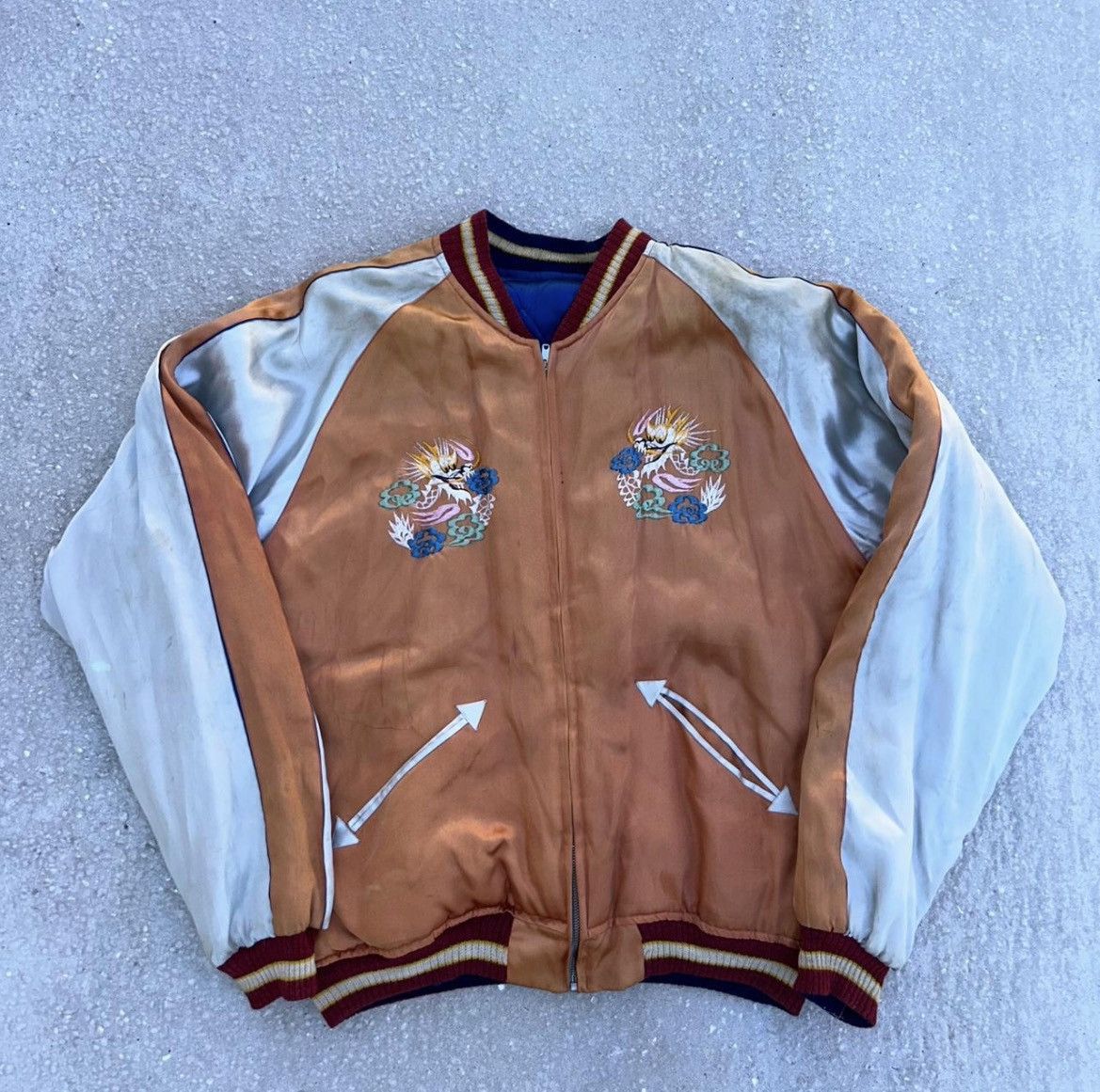 Vintage Vintage 1950’s Korea Sukajan Souvenir Jacket Size US XL / EU 56 / 4 - 2 Thumbnail